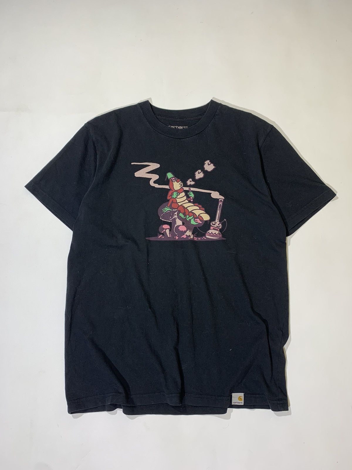 Carhartt Carhartt Wip S/S Silkworm T Shirt Black Size US M / EU 48-50 / 2 - 1 Thumbnail