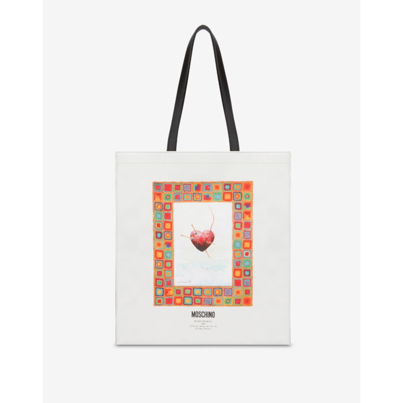 Moschino SS24 Moschino Couture Heart of Wool 1989 Framed Heart Tote Size ONE SIZE - 1 Thumbnail