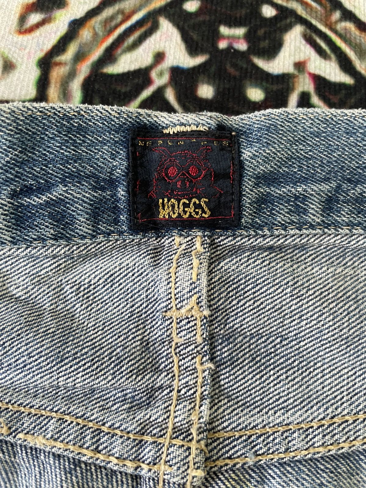 Needles Rare Vintage Distressed Nepenthes Hogg Redline Jeans Size US 30 / EU 46 - 6 Thumbnail