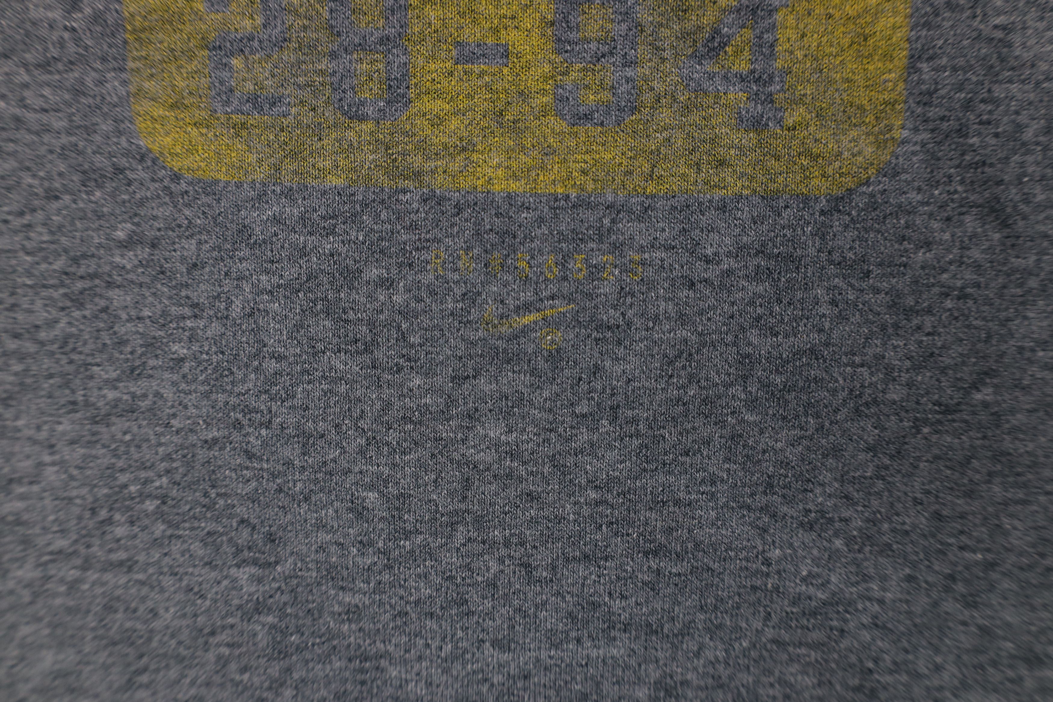 Nike × Vintage Vintage 90s Y2K Nike Scott Center Swoosh Stencil T-Shirt Size US XL / EU 56 / 4 - 5 Thumbnail