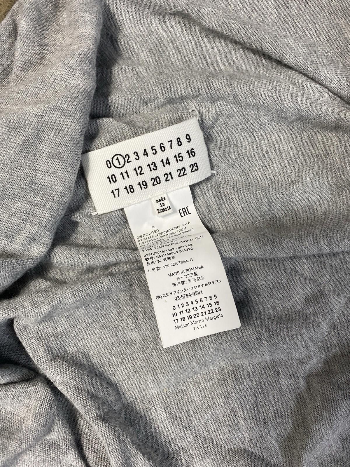 Maison Margiela Maison Margiela Number 1 15 Deconstructed Throwover Cardigan Size L / US 10 / IT 46 - 3 Thumbnail