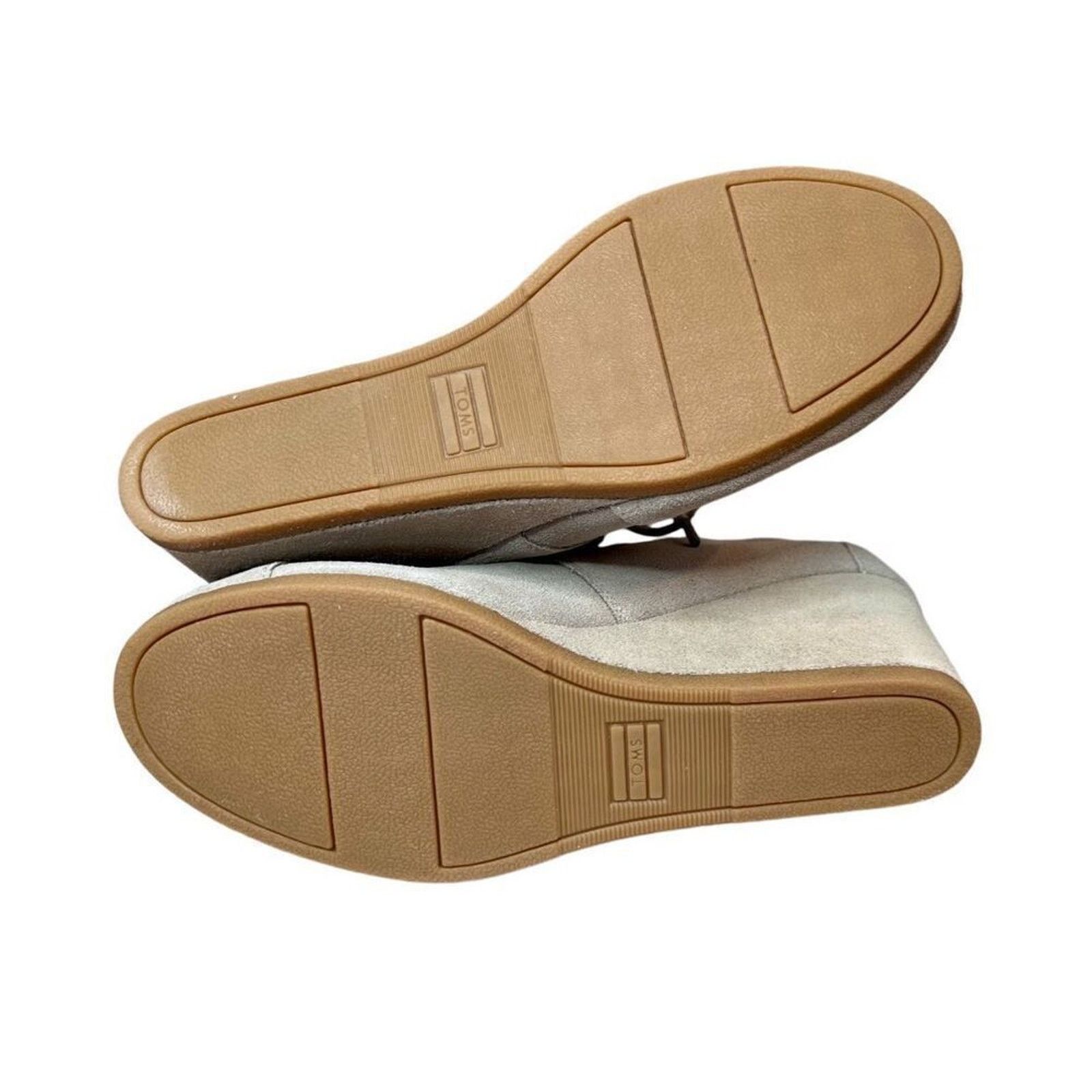 Toms TOMS Kala Wedge Bootie Desert Taupe Suede Tan Shoe 10 NWT Size US 10 / IT 40 - 7 Thumbnail