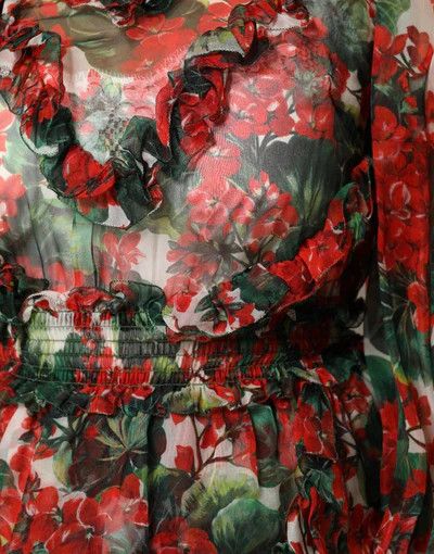 Dolce & Gabbana o1y0825 Crewneck Mini Dress in Multicolor Size M / US 6-8 / IT 42-44 - 3 Thumbnail