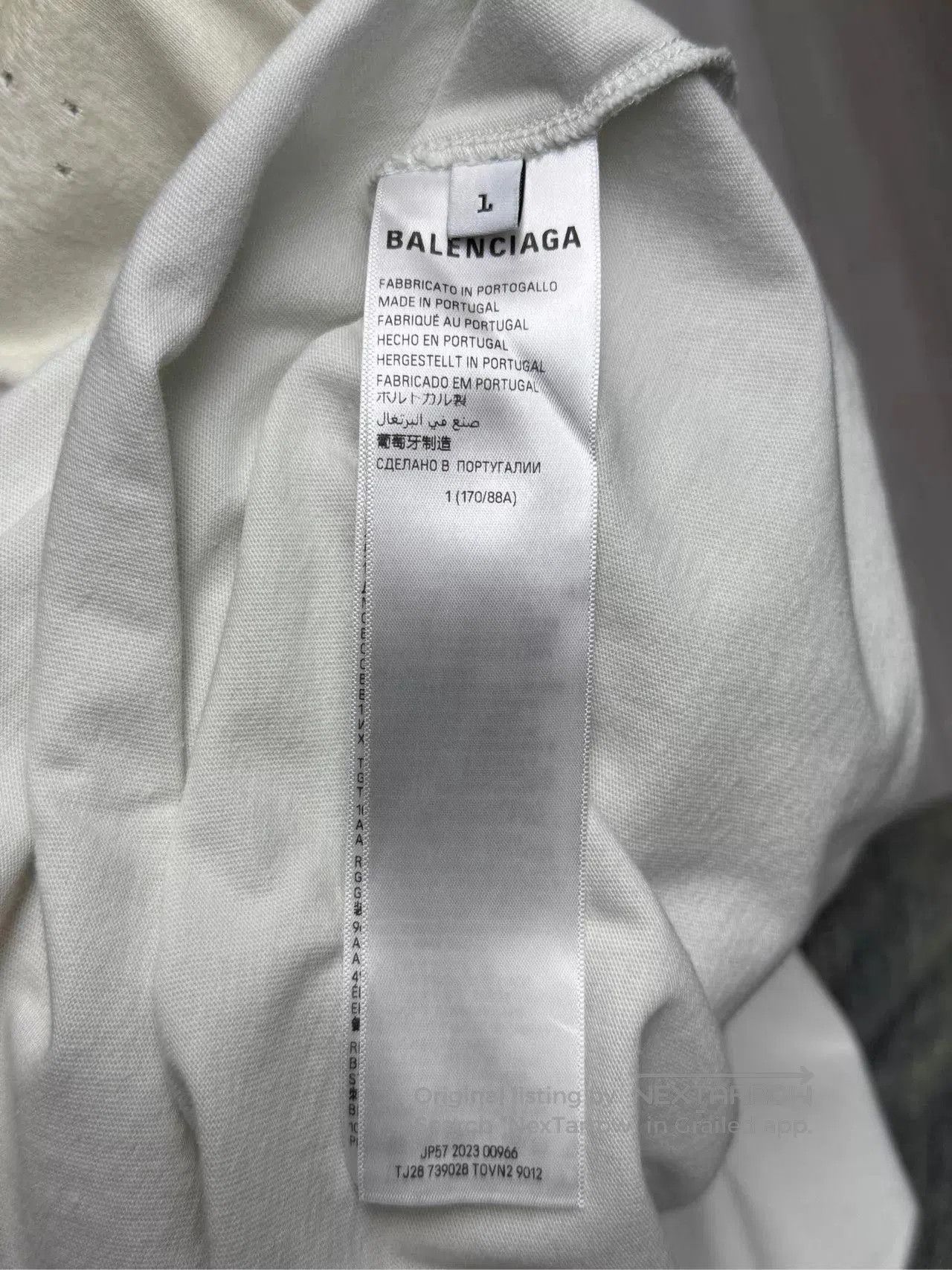 Balenciaga White Short. Size US S / EU 44-46 / 1 - 4 Thumbnail