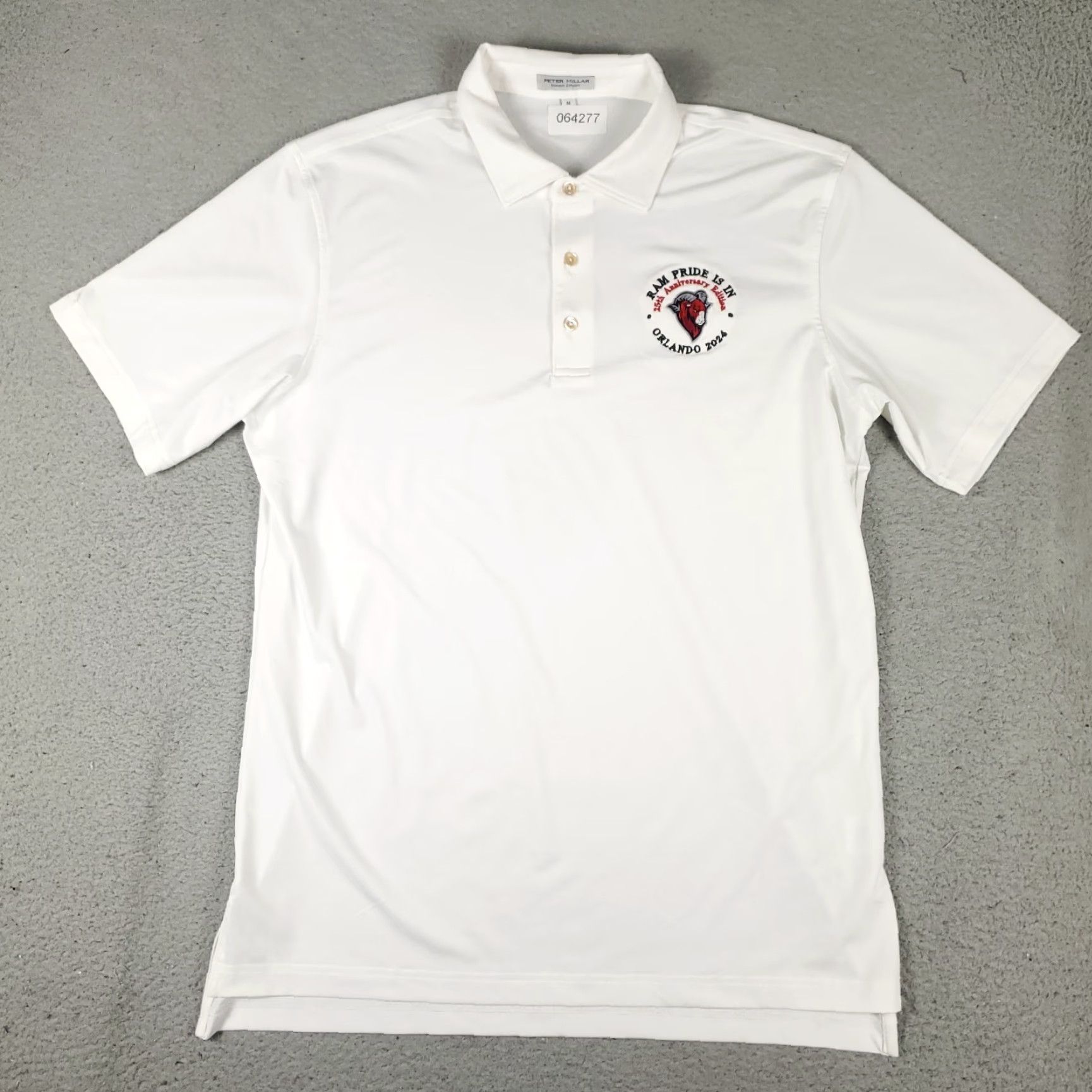 Peter Millar Peter Millar Polo Shirt Mens Medium White Summer Comfort Ram Pride Orlando Polo Shirt Mens Medium White Summer Comfort Ram Pride Orlando Size US M / EU 48-50 / 2 - 2 Thumbnail