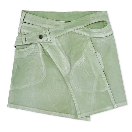Ottolinger Ottolinger Mini Wrap Skirt Size 28" / US 6 / IT 42 - 1 Thumbnail