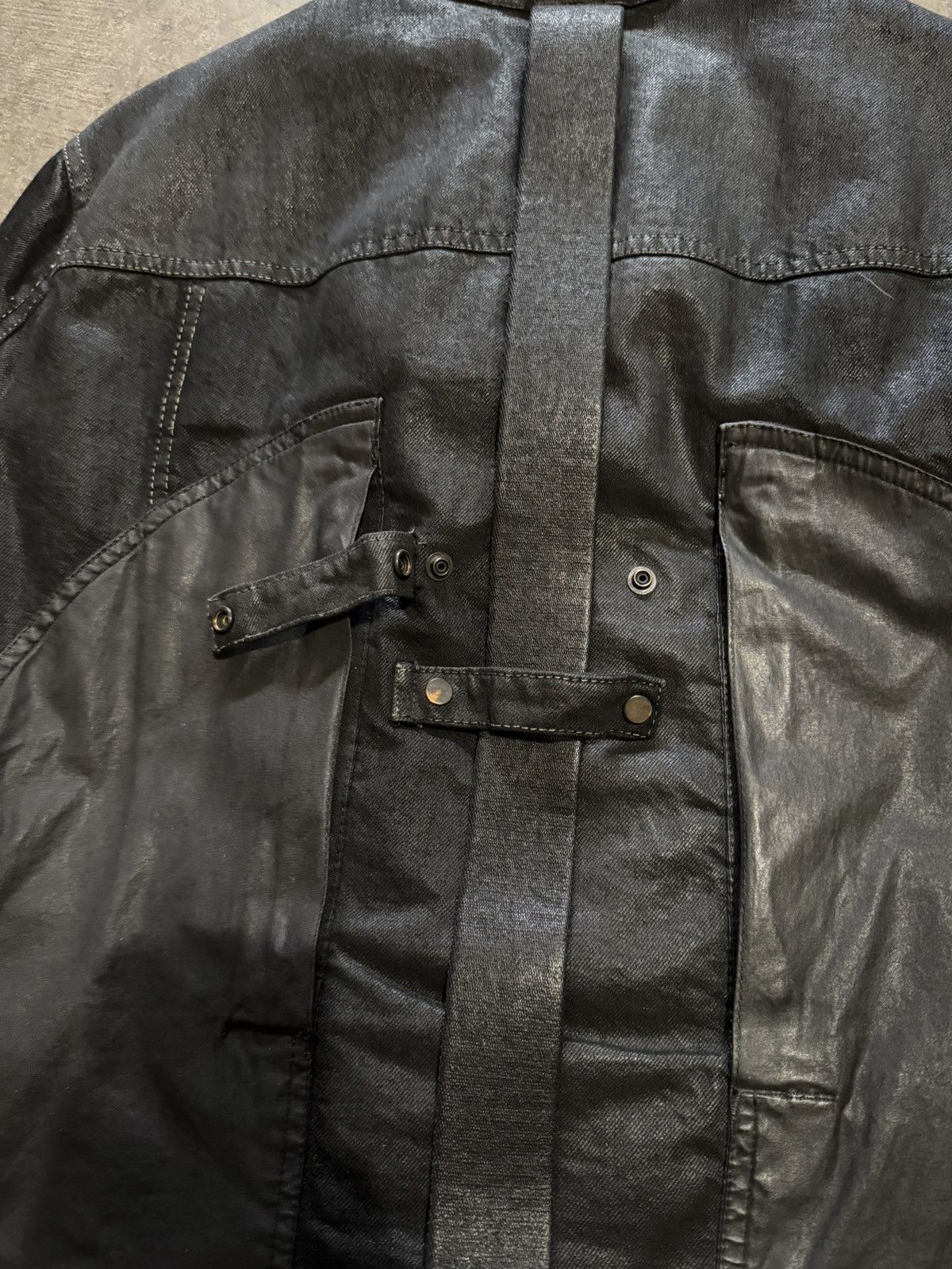 Rick Owens Drkshdw Rick Owens DRKSHDW AW15 SPHINX Wax Denim Padded Work Jacket Size US M / EU 48-50 / 2 - 6 Thumbnail