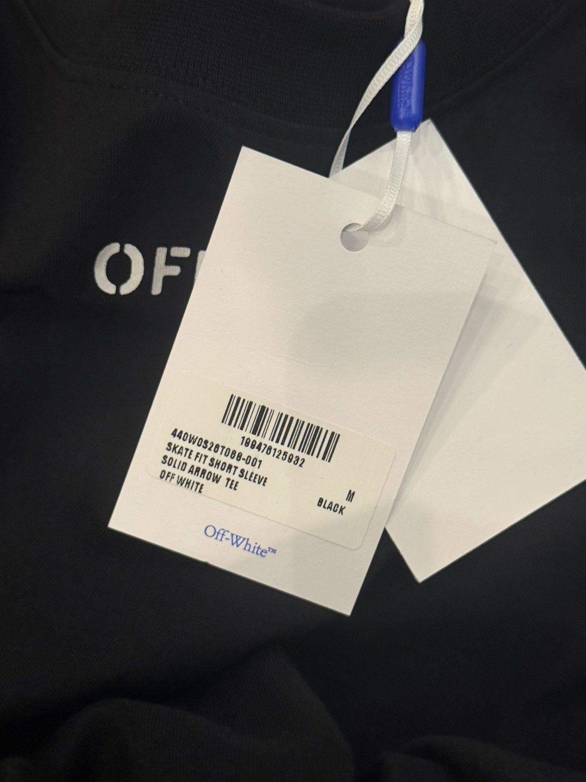 Off-White Size M - Off-White Spray Arrow T-Shirt Black Size US M / EU 48-50 / 2 - 10 Thumbnail