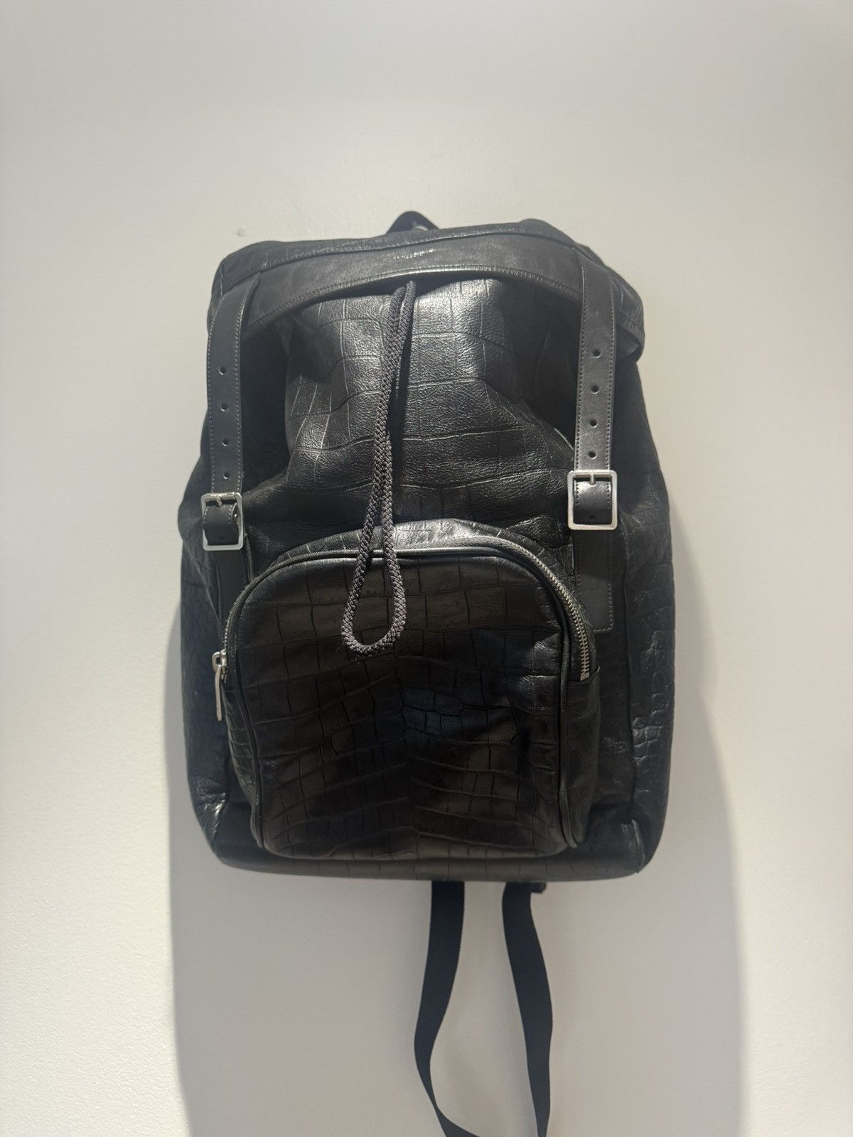 Saint Laurent Paris Saint laurent Backpack Leather Rare Size ONE SIZE - 6 Thumbnail
