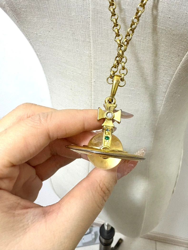 Vivienne Westwood Vivienne Westwood Large Gold Orb Necklace Size ONE SIZE - 7 Thumbnail