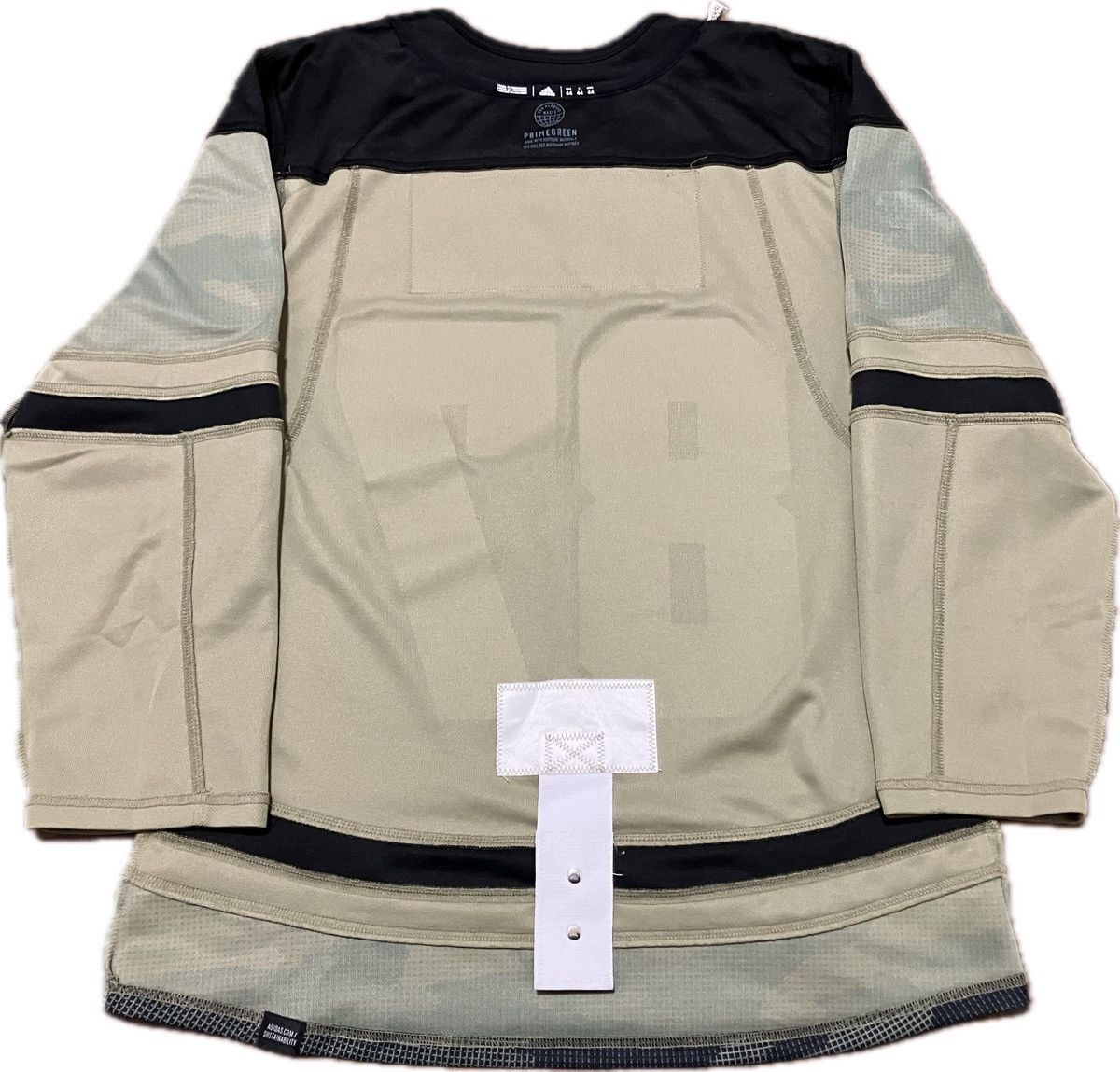 Adidas Pittsburgh Penguins Crosby Military Adidas NHL Hockey Jersey Size US XS / EU 42 / 0 - 7 Thumbnail