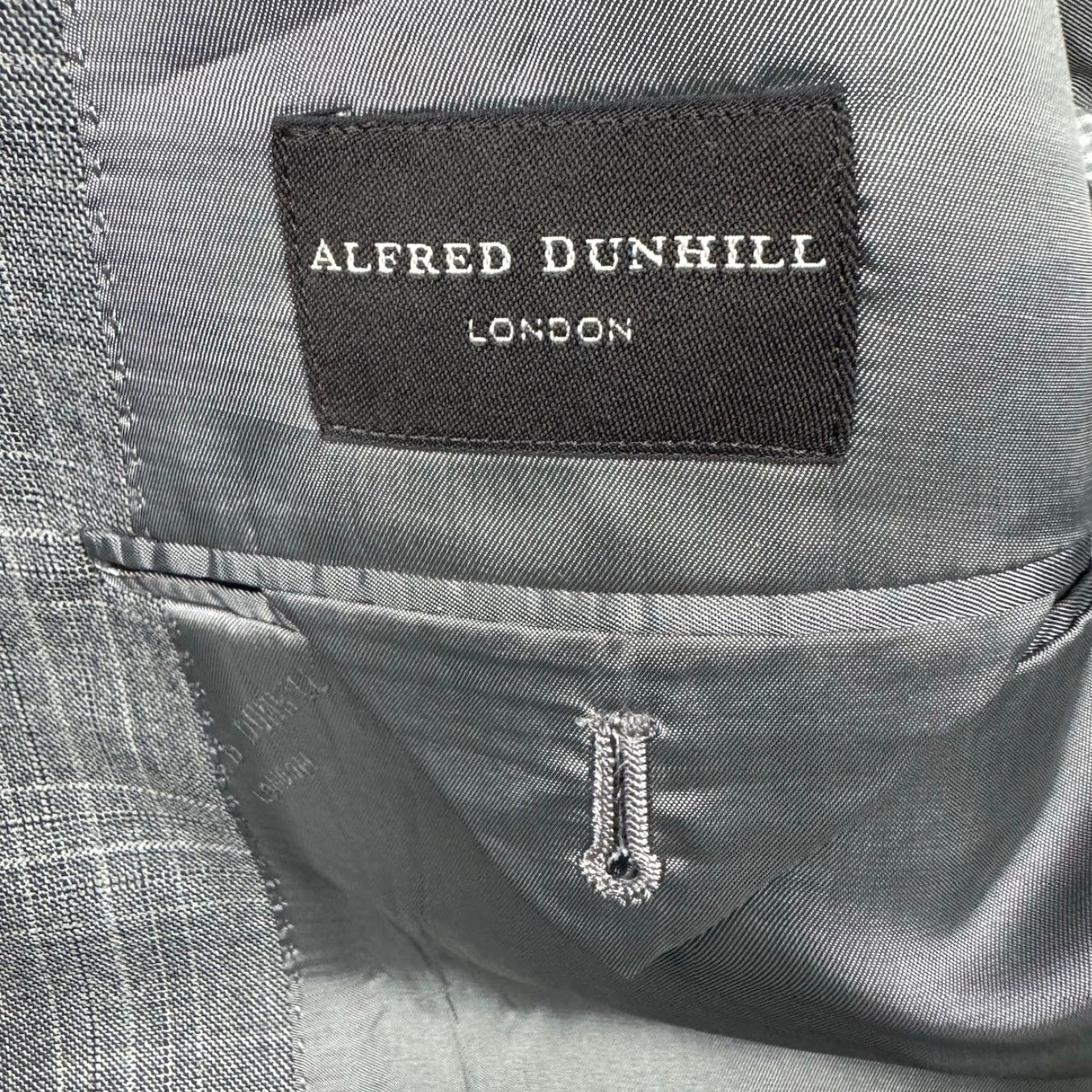 Vintage Afred Dunhill Men's Wool 3-Button Blazer Gray Japan 42R Mens Size 42R - 4 Thumbnail