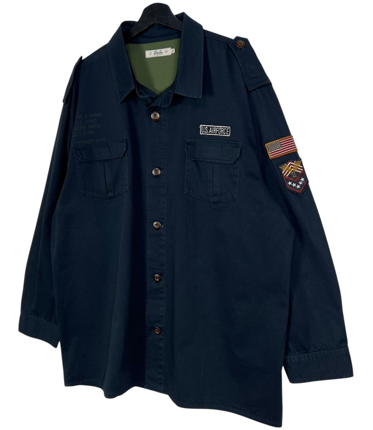 Japanese Brand US Air Force Shirt Size US XXL / EU 58 / 5 - 4 Thumbnail