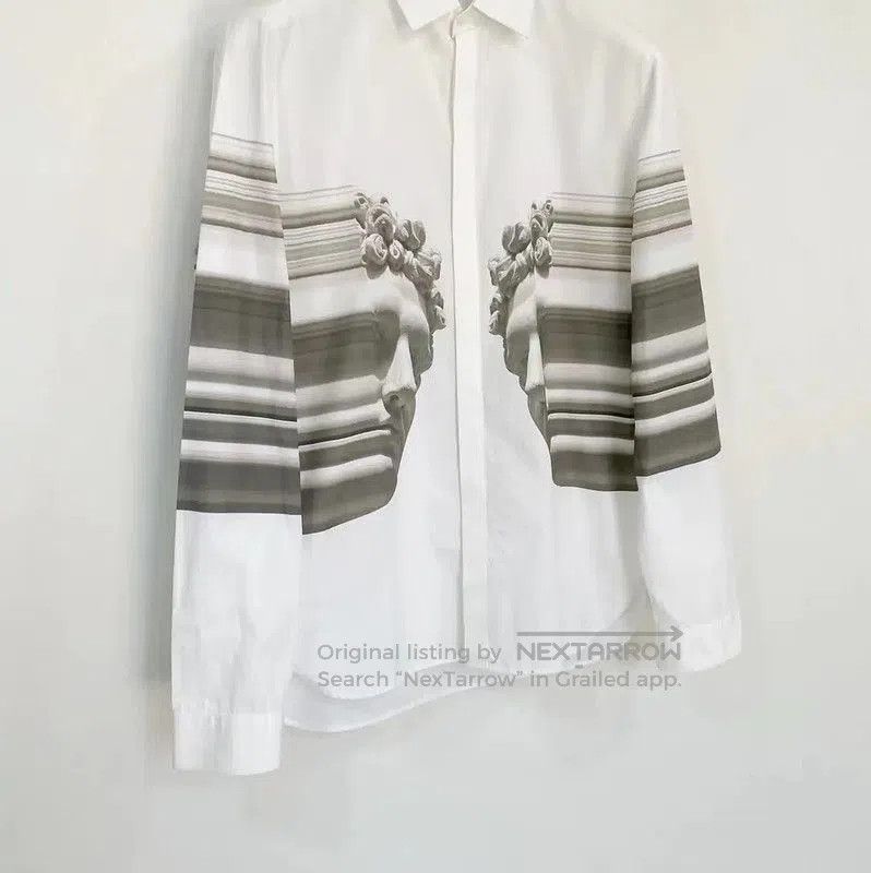 Neil Barrett Neil Barrett Men's Long Sleeve Shirt in White . Size US L / EU 52-54 / 3 - 2 Thumbnail