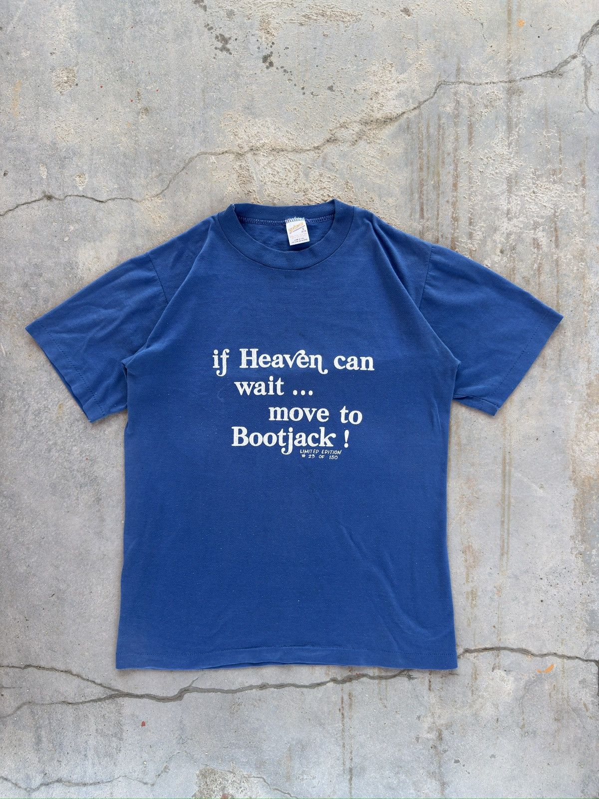 Vintage Vintage 1980s Wording Tee Size US S / EU 44-46 / 1 - 1 Thumbnail