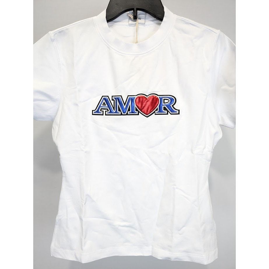 Vetements o1rshd1 Amor Fitted T-Shirt in White Size XL / US 12-14 / IT 48-50 - 5 Thumbnail
