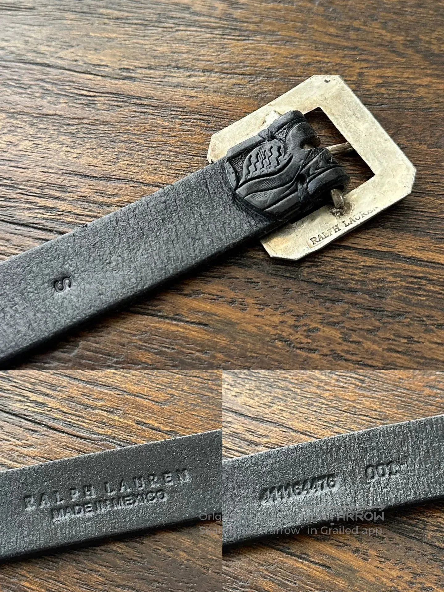 Other Vintage Ralph Lauren RRL Engraved Belt. Size ONE SIZE - 2 Thumbnail
