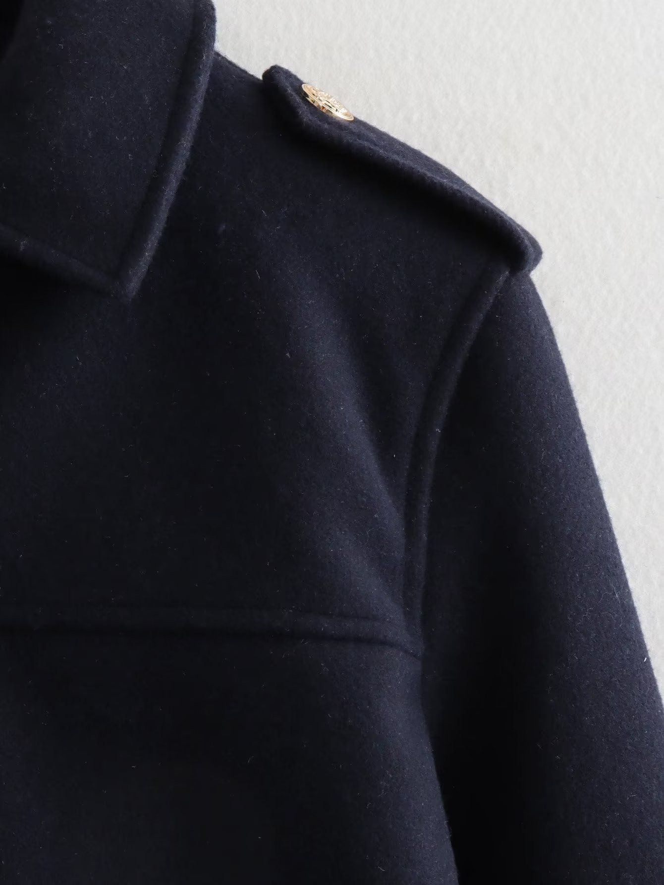 Japanese Brand Lapel Coat Single-breasted Size S / US 4 / IT 40 - 5 Thumbnail