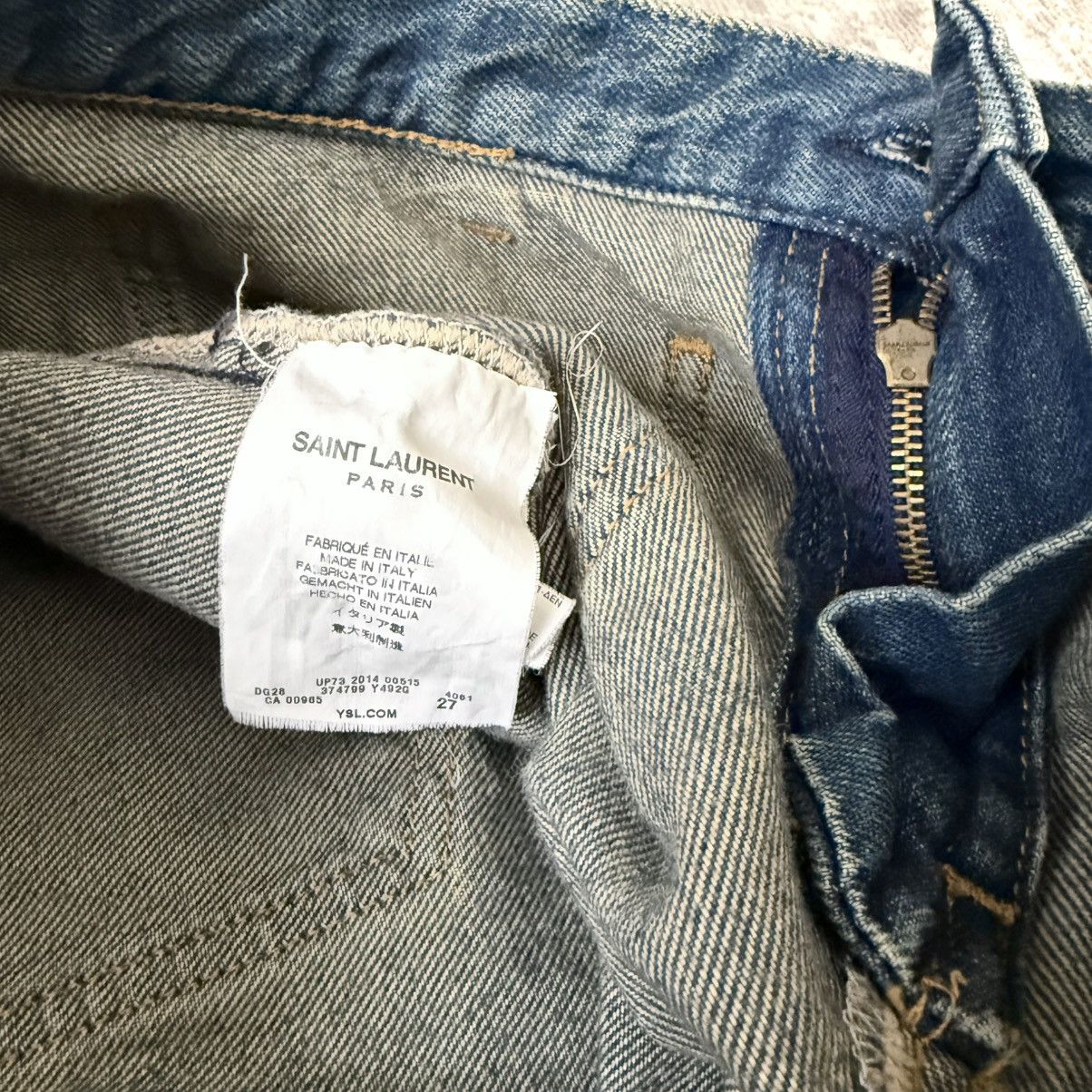 Saint Laurent Paris SS14 Saint Laurent Paris by Hedi Slimane D09 W FL-RW Denim Size 27" / US 4 / IT 40 - 4 Thumbnail