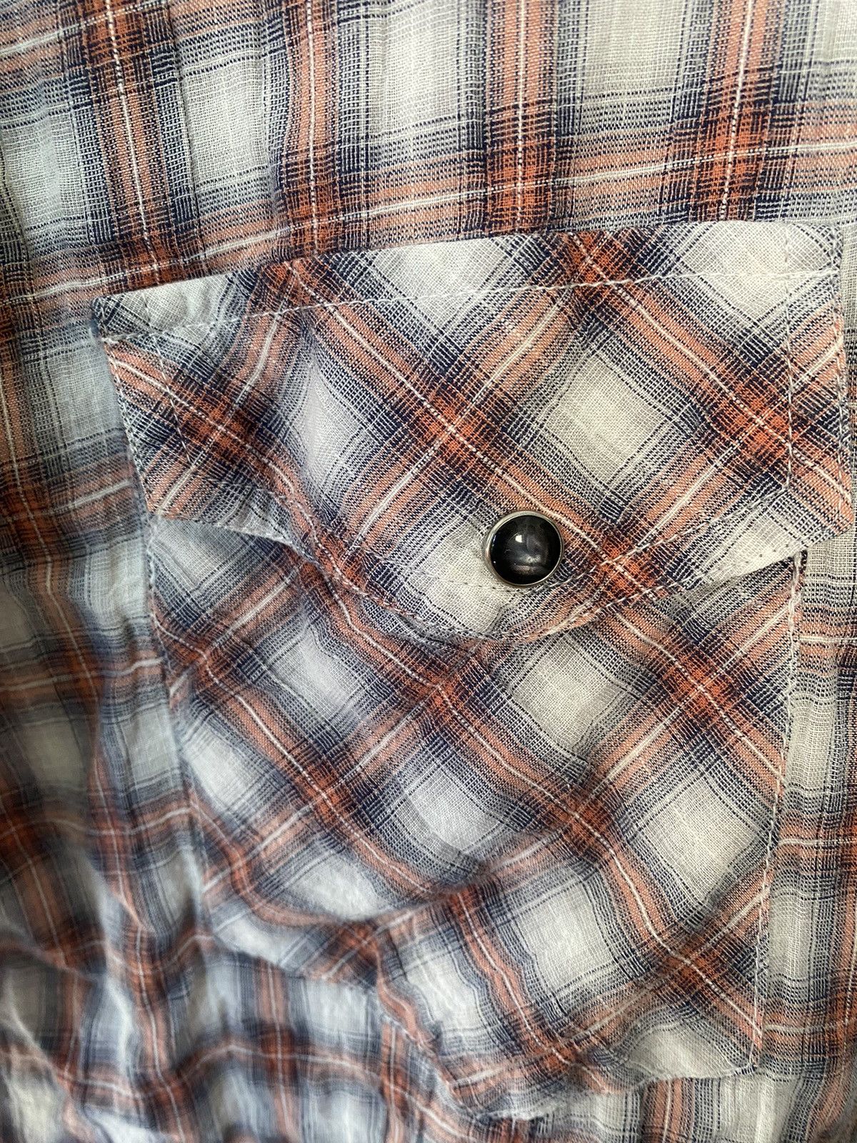 Japanese Brand × Obelisk × Schlussel 🔥Shadow Flannel 3/4 sleeve Size US L / EU 52-54 / 3 - 6 Thumbnail