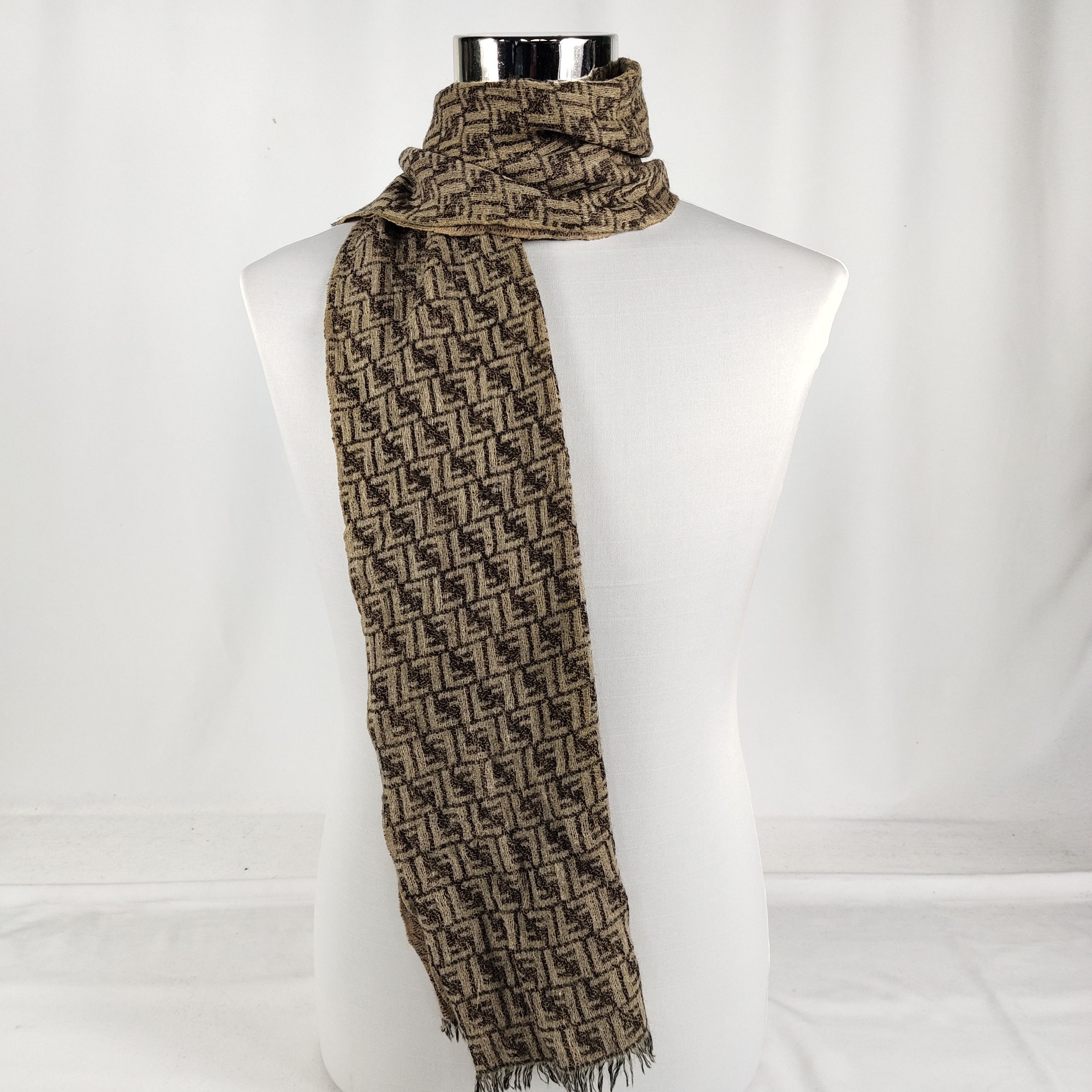 Vintage Fendi Monogram Scarf / Muffler / Neckwear M002 Size ONE SIZE - 2 Thumbnail