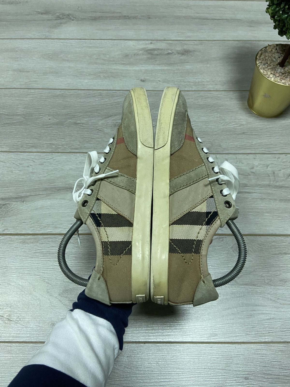 Burberry Burberry niva check sneakers shoes Size US 8 / EU 41 - 9 Thumbnail