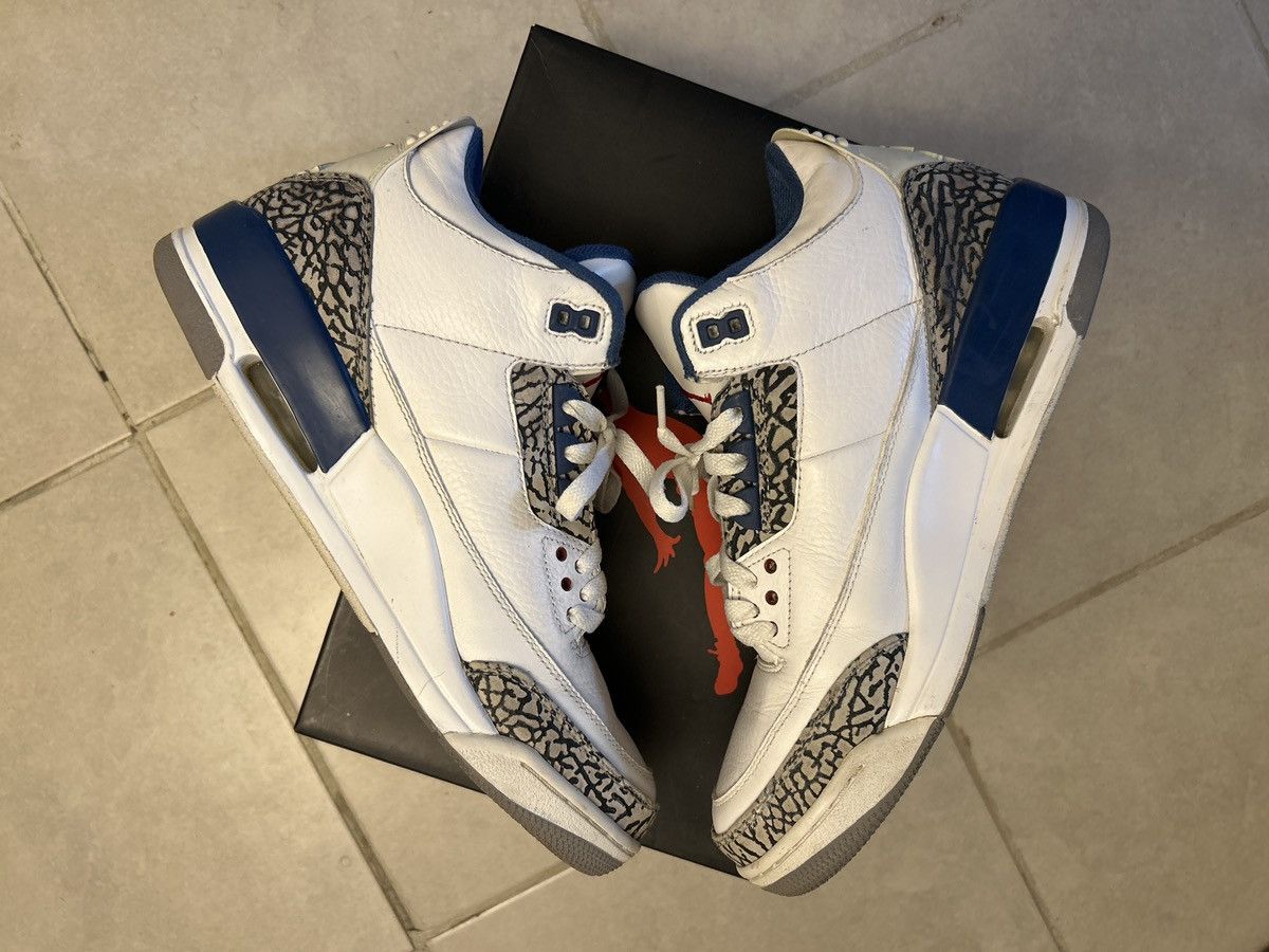 Jordan Brand Jordan 3 Retro True Blue 2011 Size US 10 / EU 43 - 4 Thumbnail