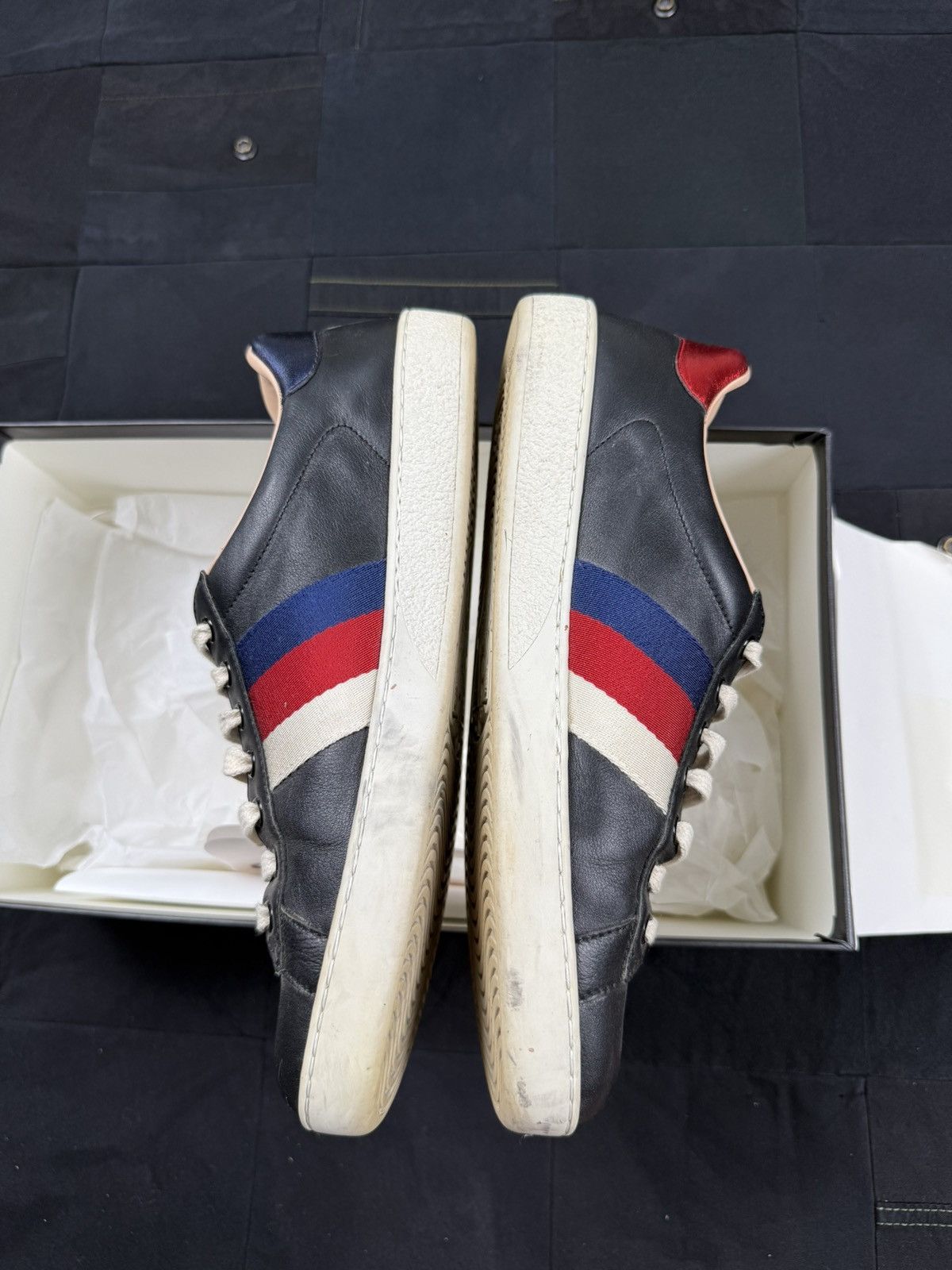Gucci Blind for Love Ace Sneaker Size US 7 / EU 40 - 4 Thumbnail