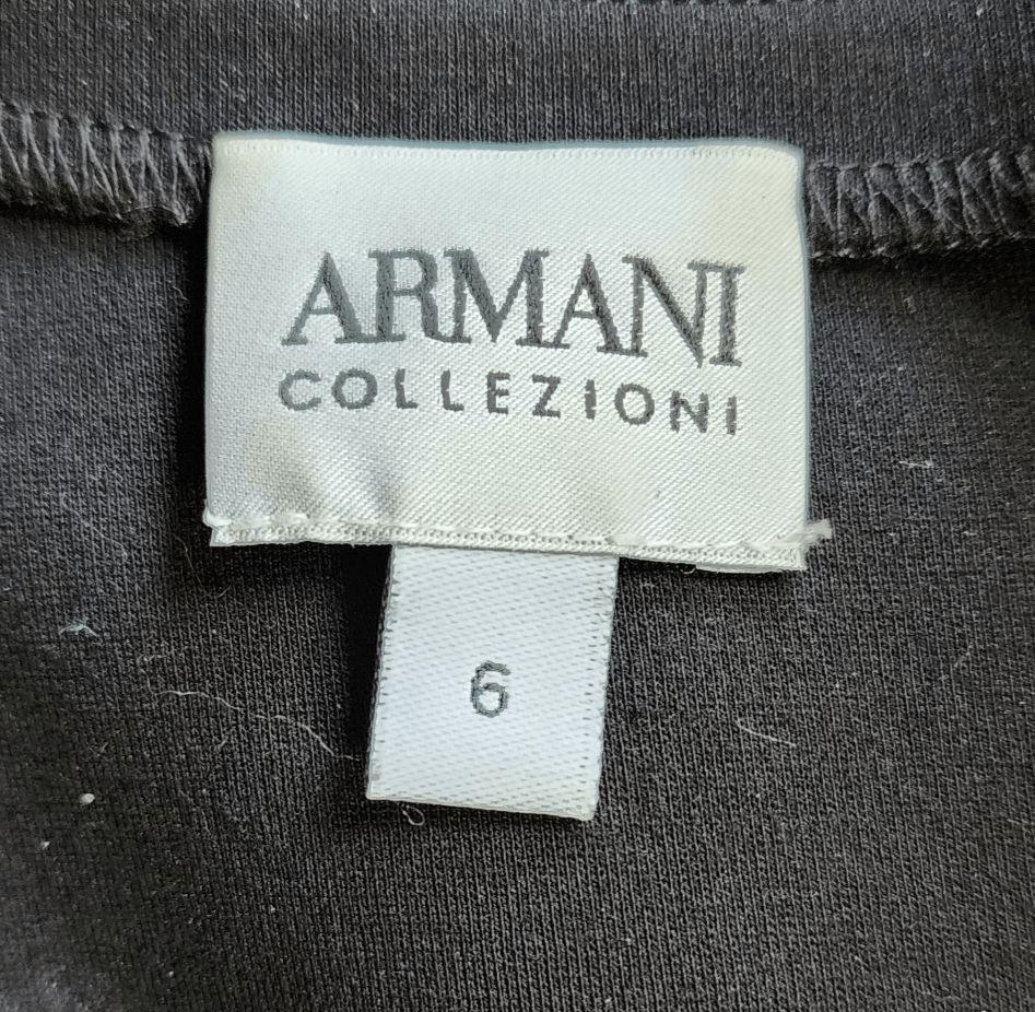 Armani Collezioni Armani Collezioni Sheath Dress – Black, Scoop Neck, Size 6 Size M / US 6-8 / IT 42-44 - 4 Thumbnail