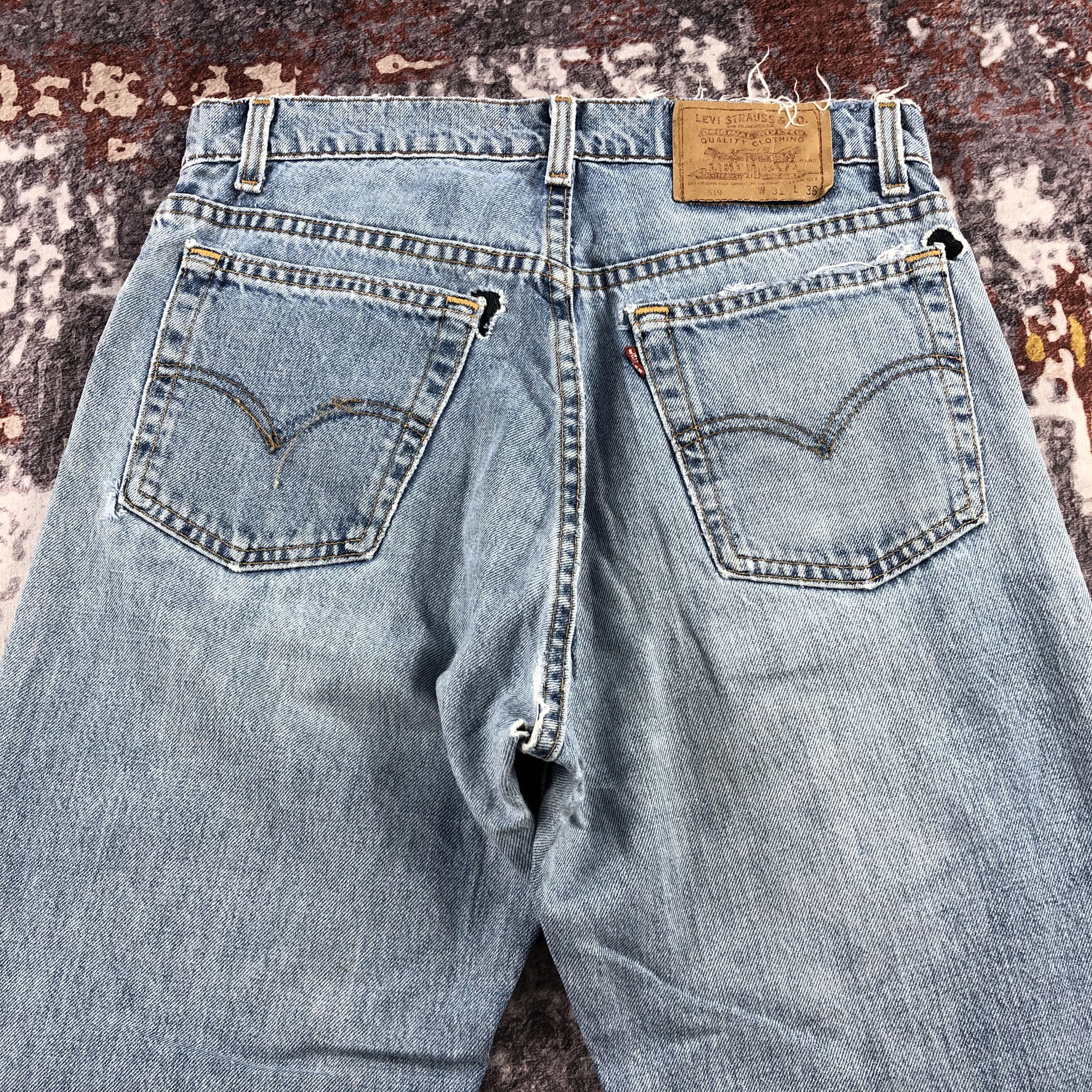 Levi's × Vintage Vintage 90s Blue Wash Levis Jeans-JM2293 Size US 31 - 5 Thumbnail