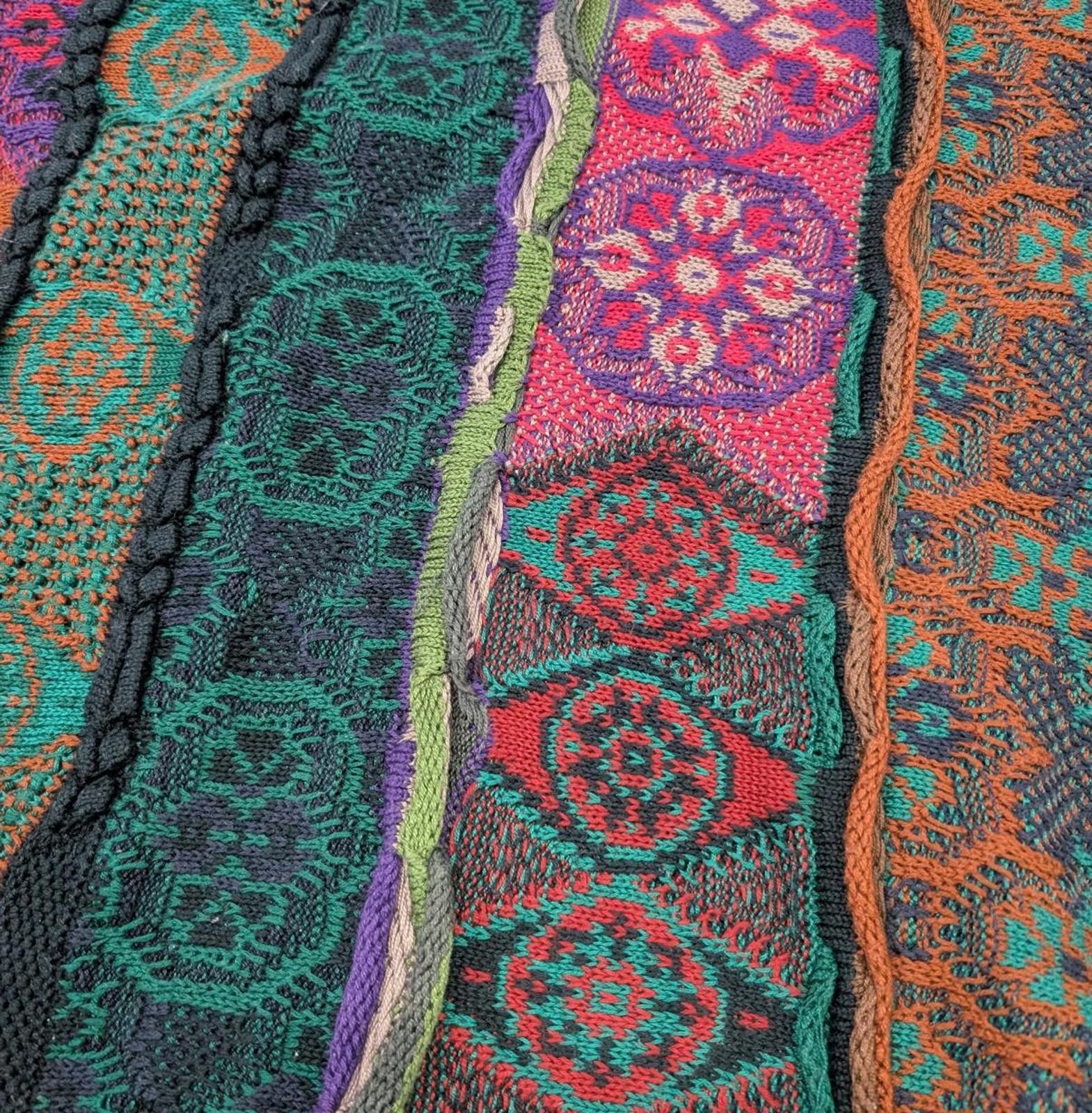 Coogi Vintage 90s Coogi Australia Rare Pattern 3D Knit Sweater XL Size US XL / EU 56 / 4 - 3 Thumbnail