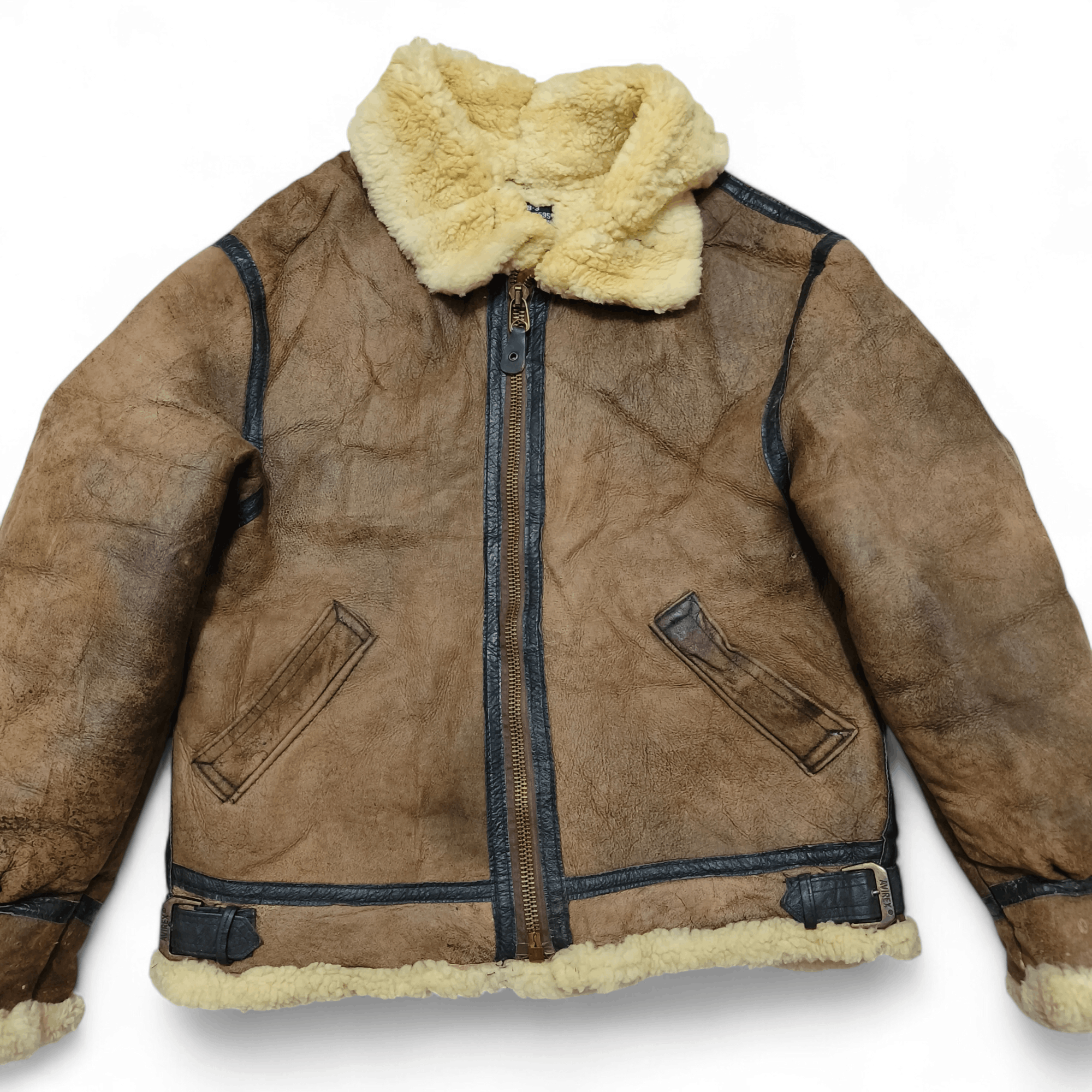 Avirex Vintage 80s Avirex Limited USA B-3 Shearling Leather Jacket Size US M / EU 48-50 / 2 - 4 Thumbnail
