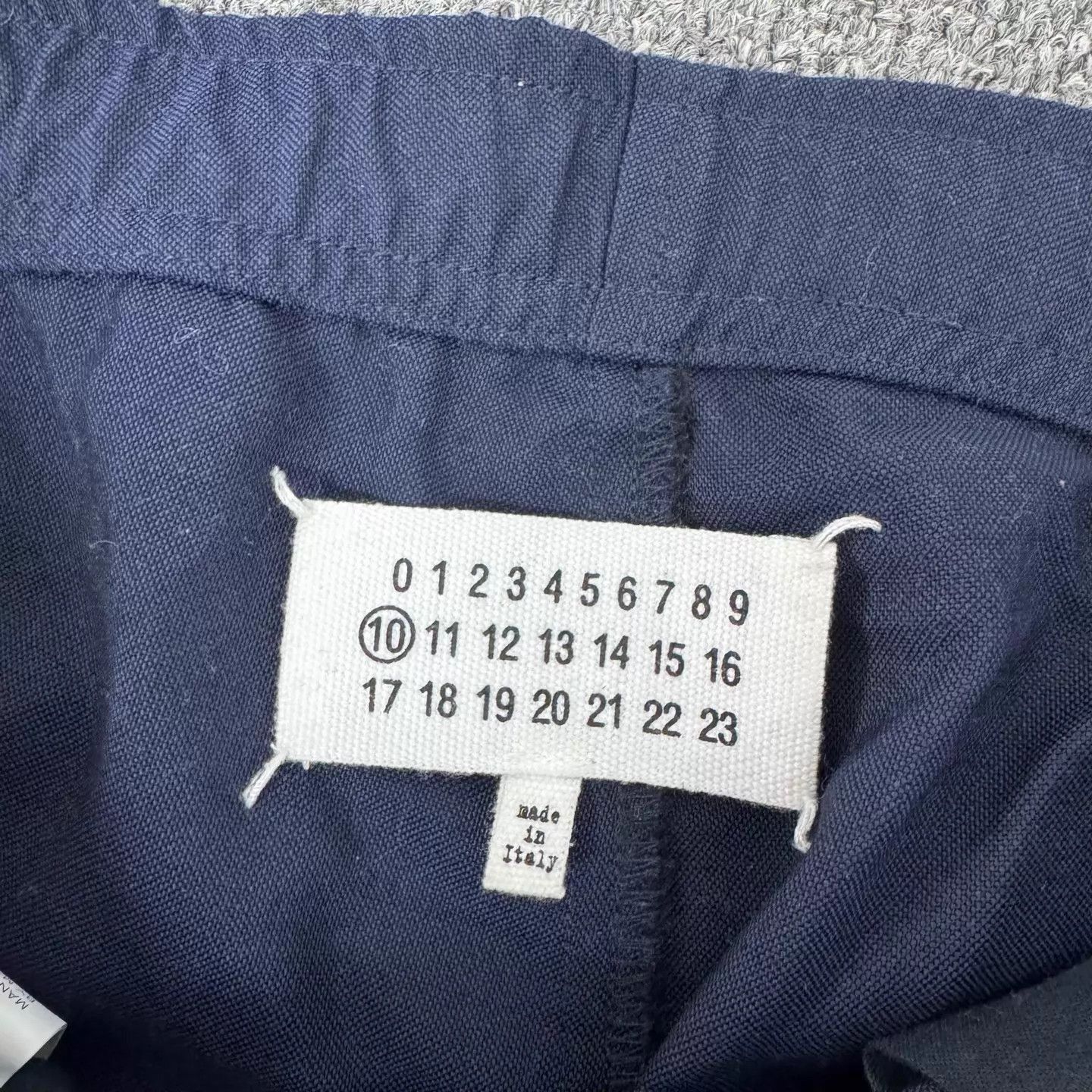 Maison Margiela MM Navy Blue Wool Zip Trousers Pouch 48 99New Size US 32 / EU 48 - 5 Thumbnail