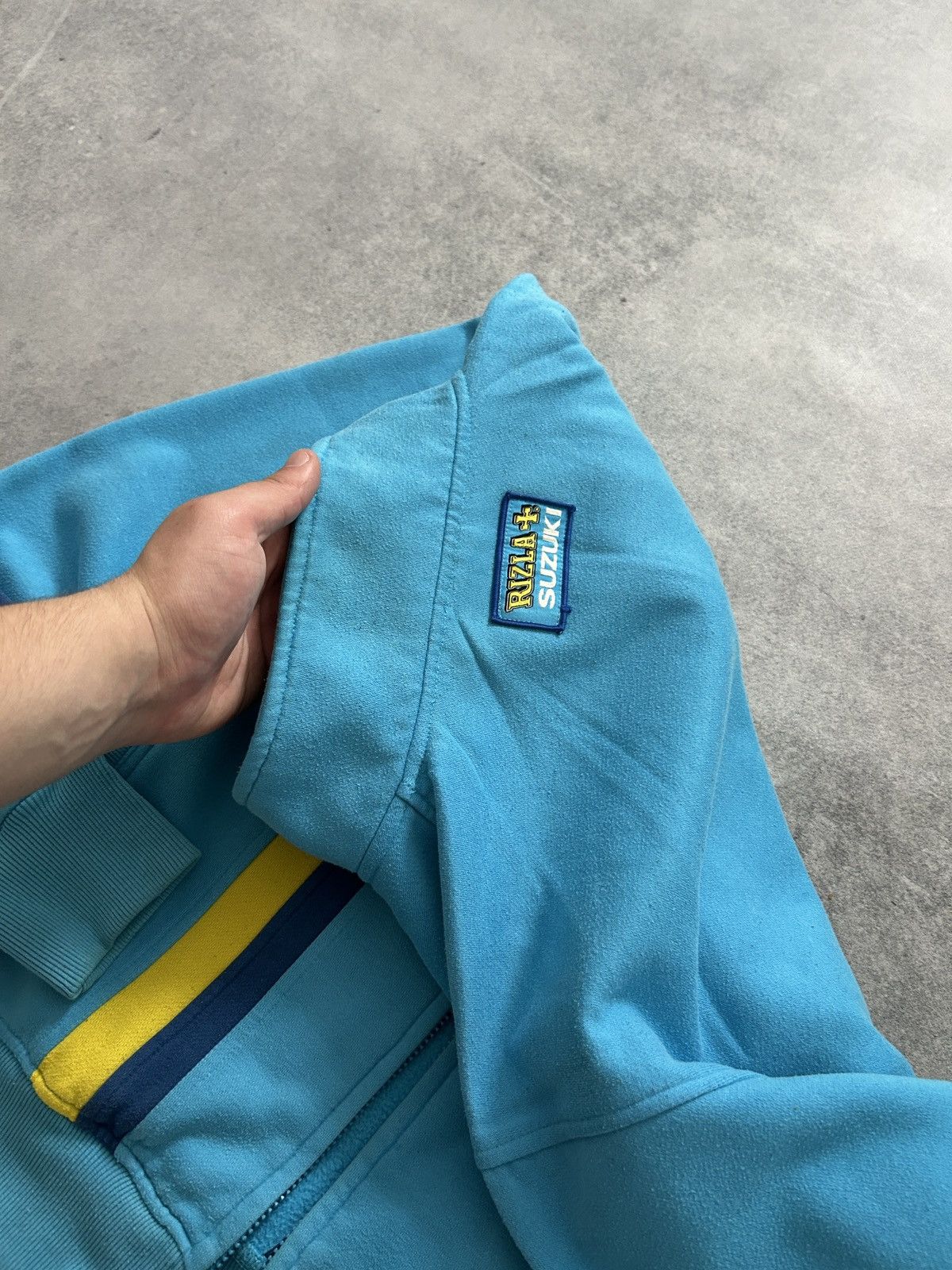 NASCAR Vintage Rizla Suzuki racing zip-sweatshirt mens rare Size US M / EU 48-50 / 2 - 6 Thumbnail