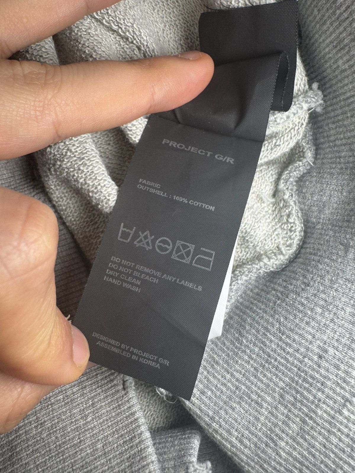 PROJECT G/R Project G/R Limited Edition Zygon Melange Grey Zip Hoodie Size US M / EU 48-50 / 2 - 24 Thumbnail