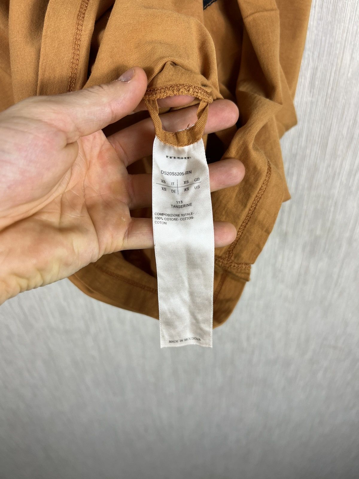 Rick Owens Archive Rick Owens drkshdw tangerine sombra oscura t-shirt Size US XS / EU 42 / 0 - 14 Thumbnail