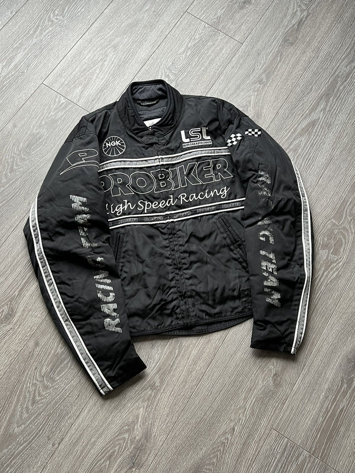 Vintage Vintage High Speed Racing Team Moto Jacket Pro Biker Size US M / EU 48-50 / 2 - 3 Thumbnail