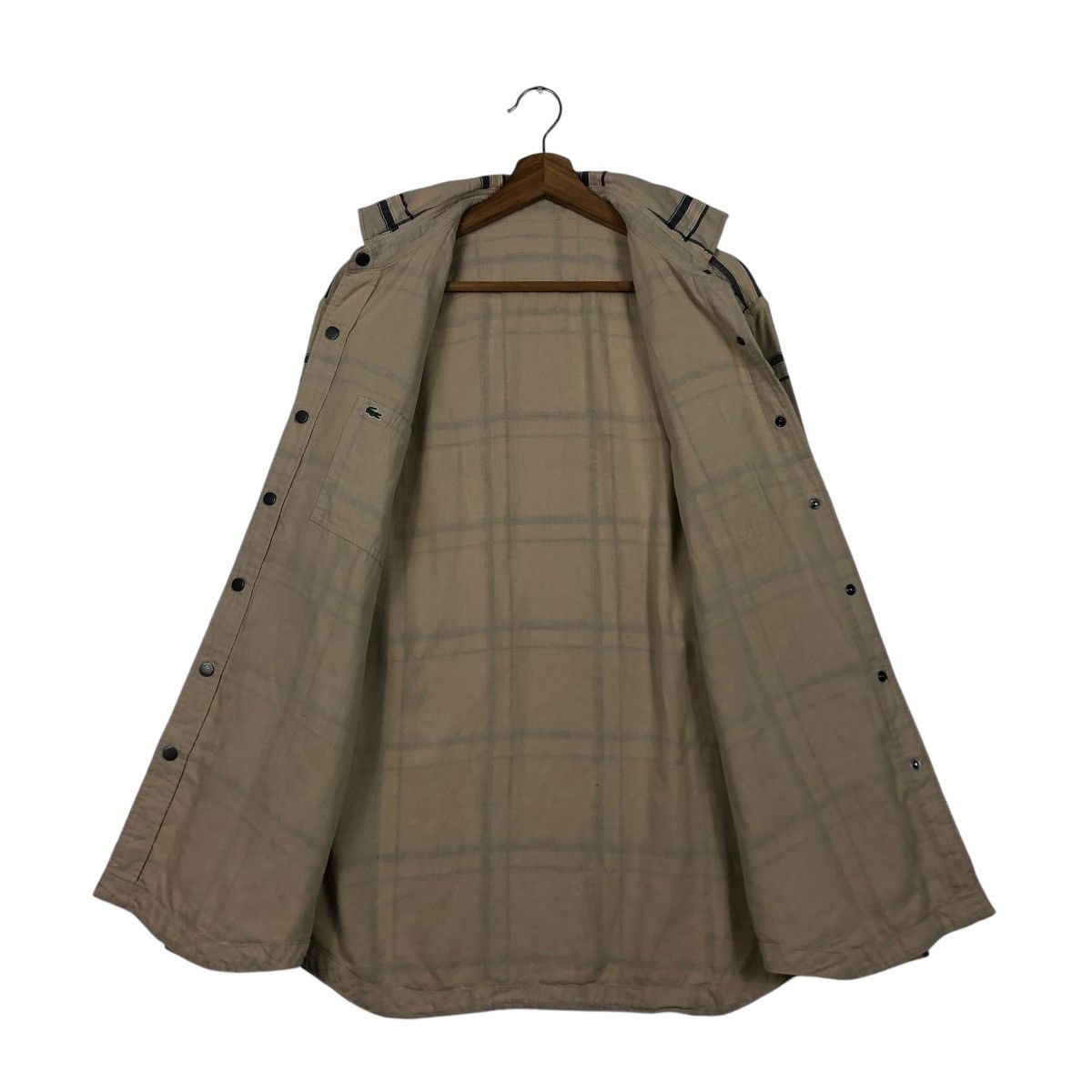 Japanese Brand 🔥VINTAGE REVERSIBLE FLANNEL JACKET LACOSTE TARTAN DESIGN Size US M / EU 48-50 / 2 - 15 Thumbnail