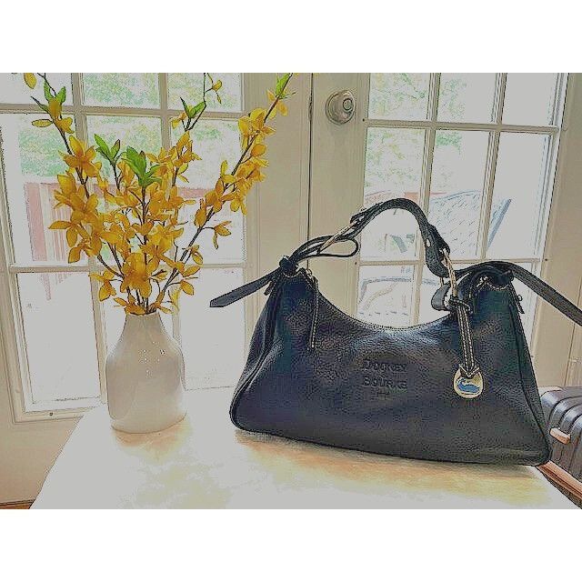 Dooney & Bourke Vintage Dooney & Bourke 1975 Black SoHo Purse - Preowned Size ONE SIZE - 1 Thumbnail