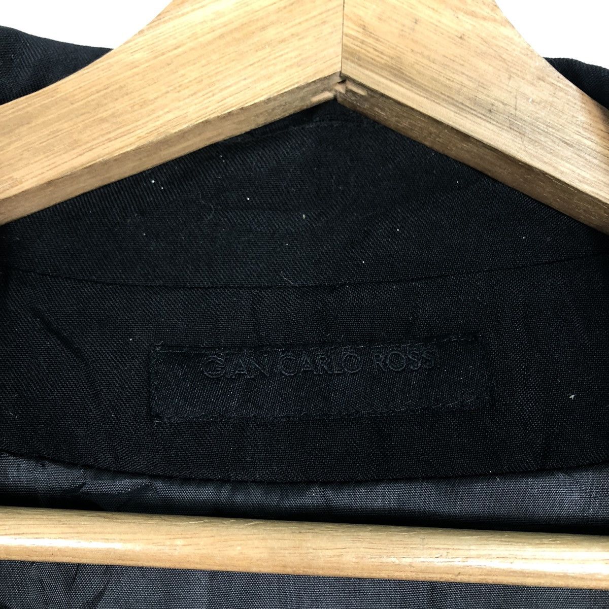 Vintage 📌Vintage Chore Work Jacket Rich Black Biker Made in Italy Size US M / EU 48-50 / 2 - 18 Thumbnail