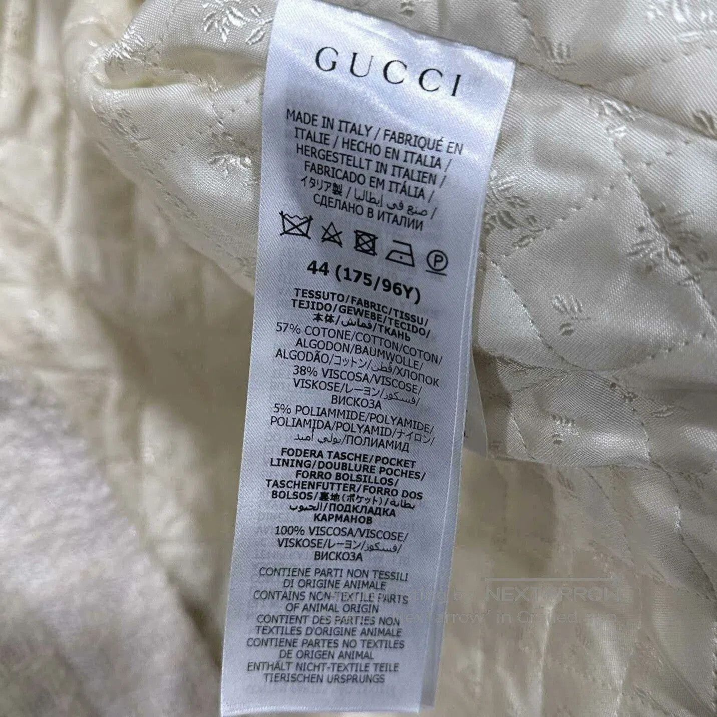 Gucci Gucci Ivory Lapel Tweed Jacket. Size M / US 6-8 / IT 42-44 - 5 Thumbnail