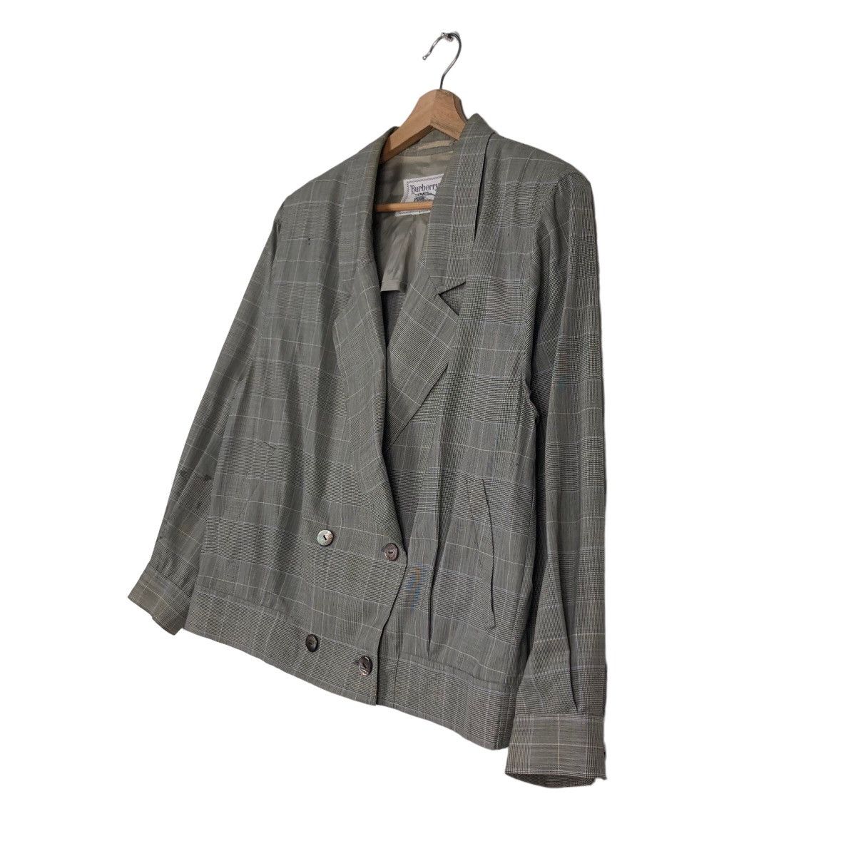 Burberry 🔥Vintage Burberrys Bomber Jacket Tartan Design Size US M / EU 48-50 / 2 - 2 Thumbnail
