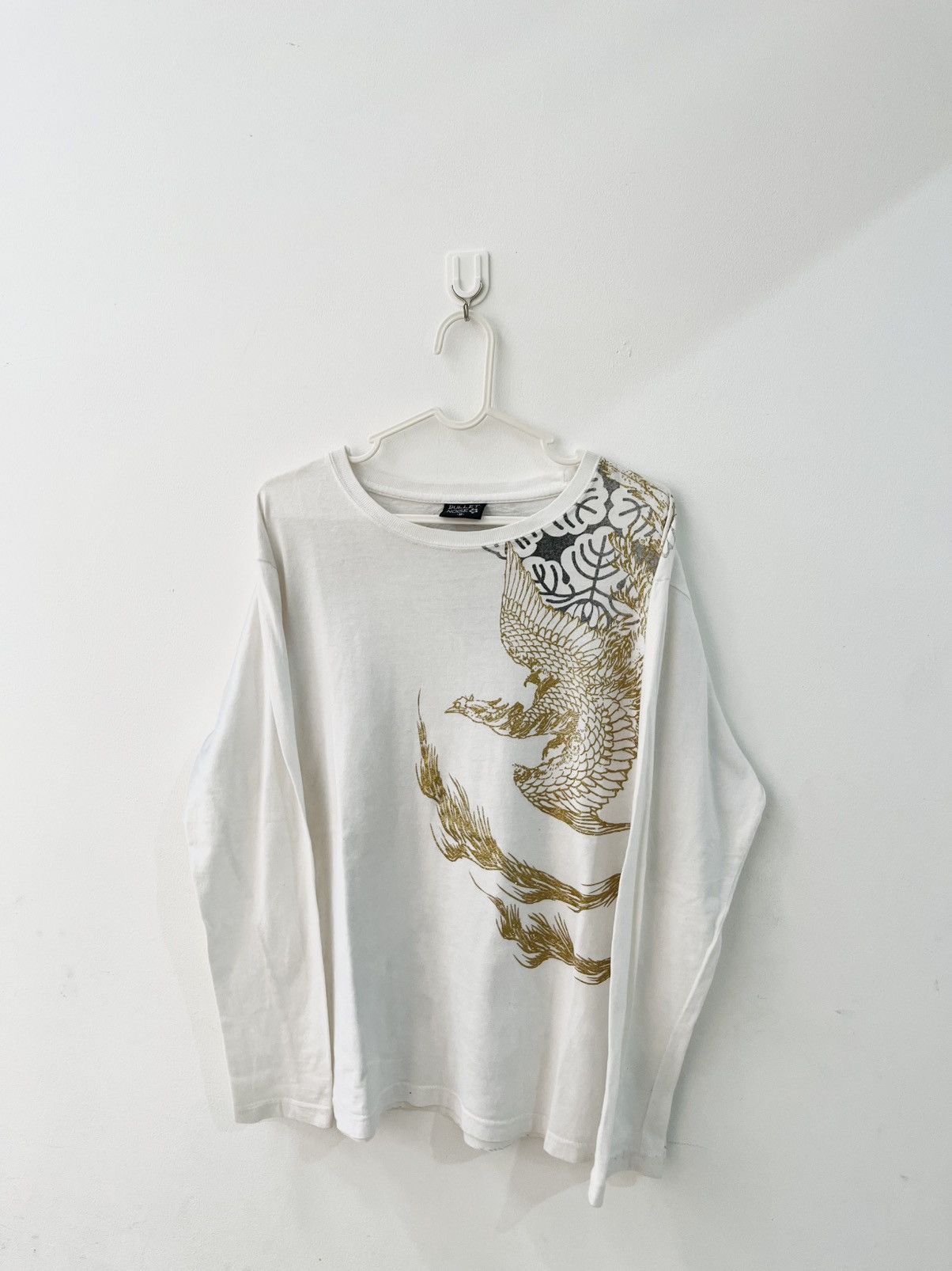 Japanese Brand Bullet Noise Sukajan Art Longsleeve Tee Size US L / EU 52-54 / 3 - 4 Thumbnail