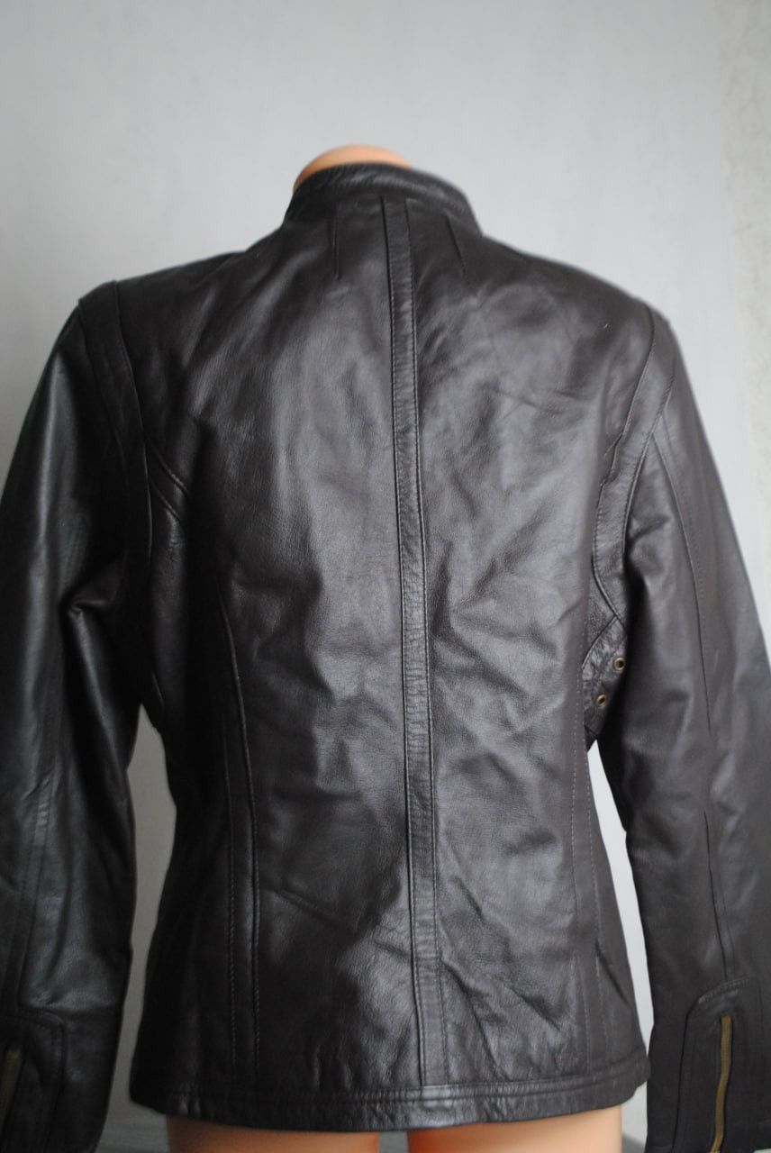 Other Amisu Women’s Leather Jacket Size M / US 6-8 / IT 42-44 - 5 Thumbnail