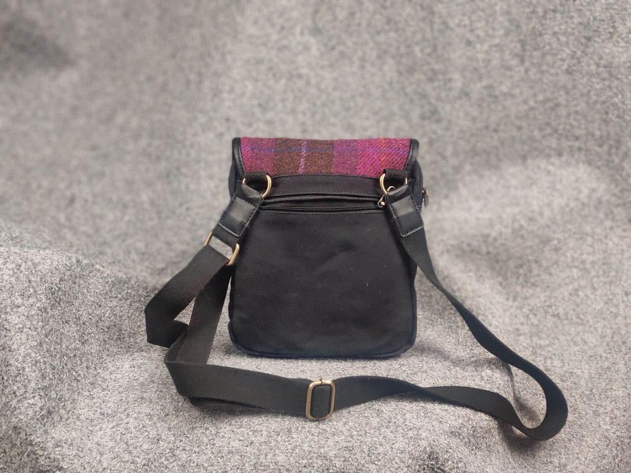 Harris Tweed Vintage Harris Tweed compact messenger bag over the shoulder Size ONE SIZE - 6 Thumbnail