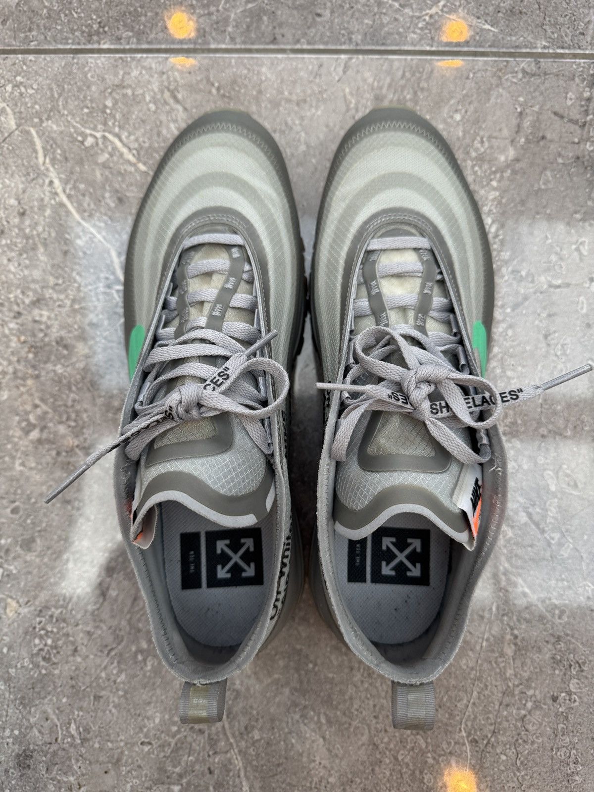 Nike × Off-White Nike Off-White Air Max 97 ‘Menta’ - UK9/US10 Size US 10 / EU 43 - 2 Thumbnail