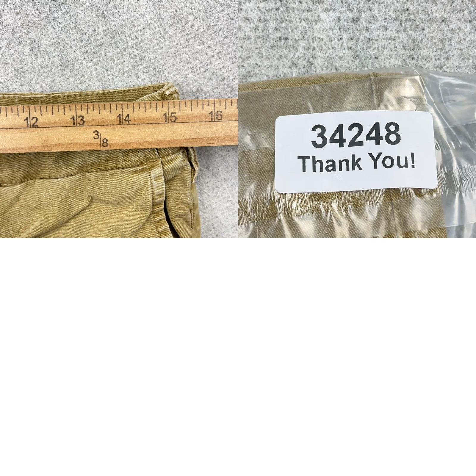 American Eagle Outfitters American Eagle Pants Men 30x34 Brown Chino Relaxed Straight Khaki Dress Slacks Size US 30 / EU 46 - 9 Thumbnail