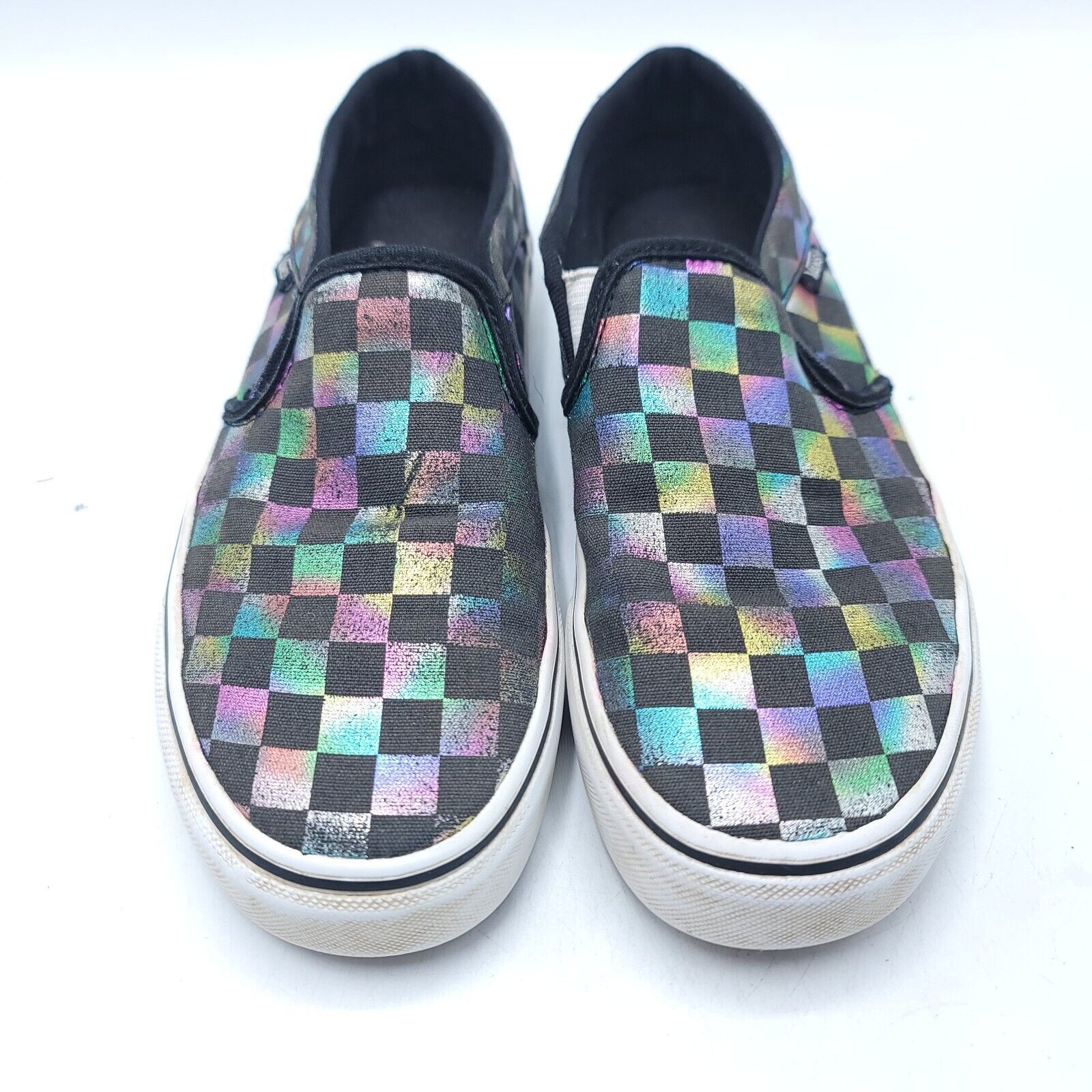 Vans Vans Off the Wall Shoe Womens Size 6.5 500714 Multi Black Size US 6.5 / IT 36.5 - 2 Thumbnail