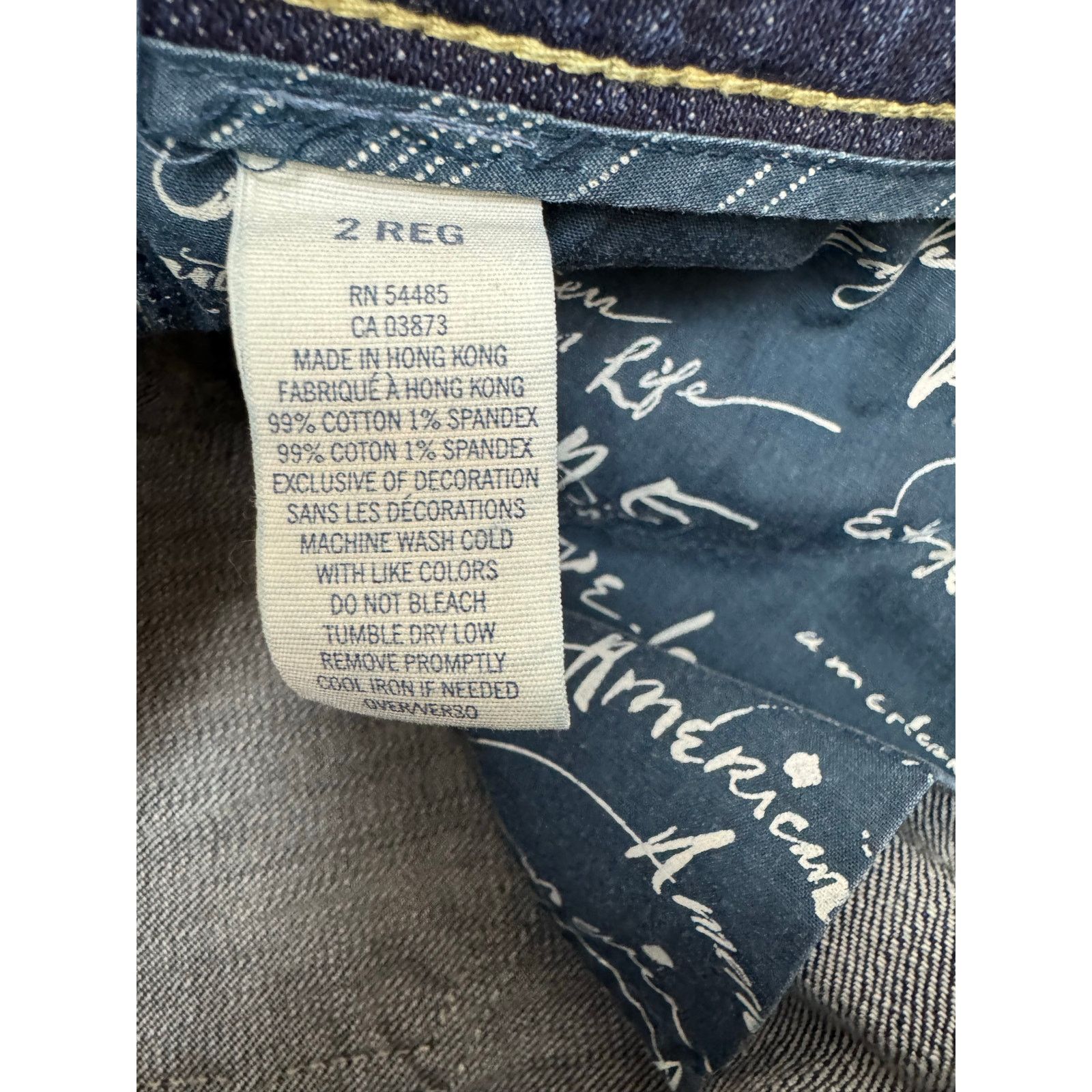 American Eagle Outfitters Vintage 90s Y2K low-rise American Eagle Jeans Straight 2 Size 26" / US 2 / IT 38 - 4 Thumbnail