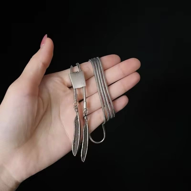Vintage Feathers Design Alloy Bolo Tie Size ONE SIZE - 5 Thumbnail